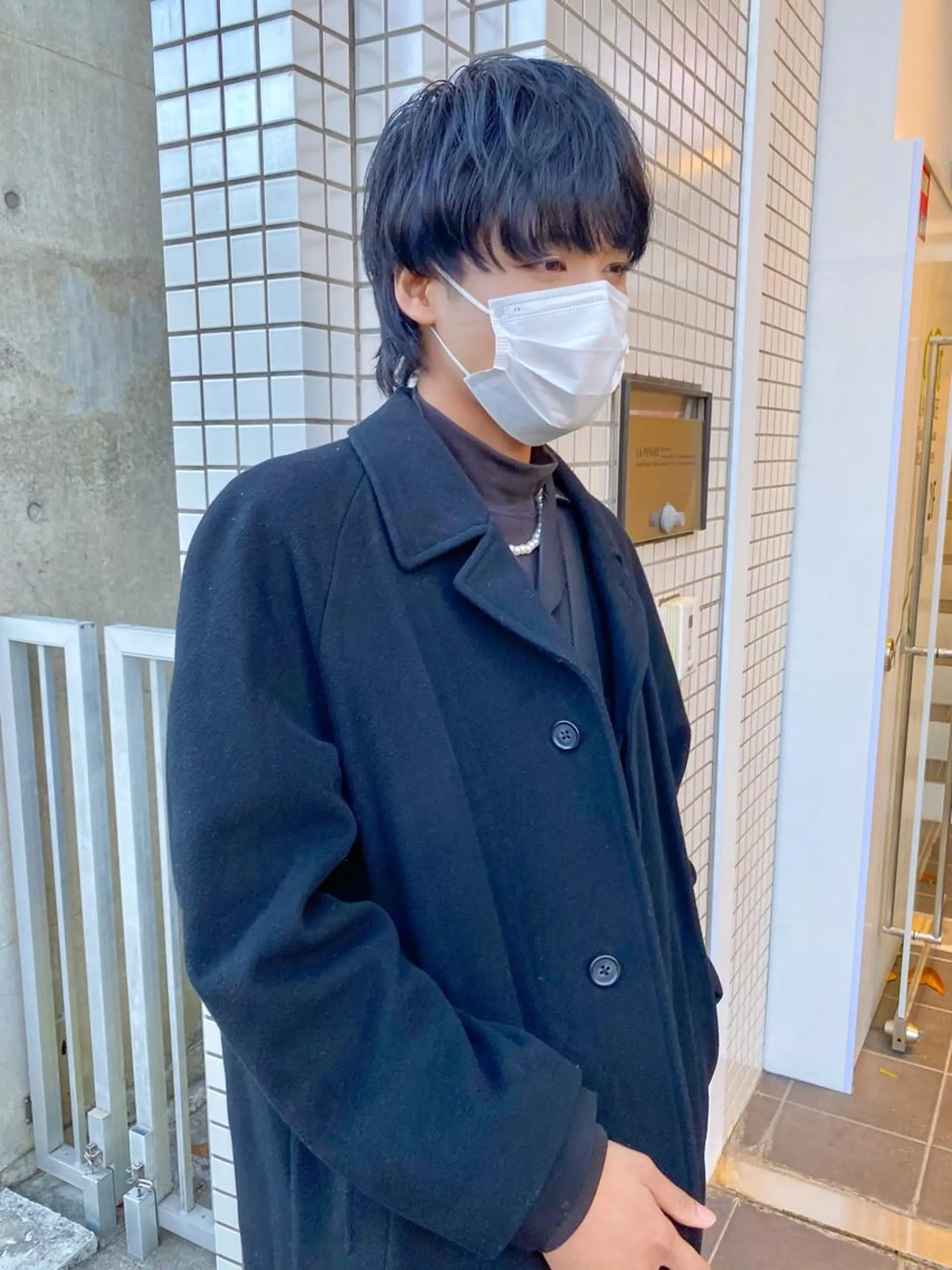 カラー メンズ メンズインナーカラー ブルーカラー インナーカラー カット ヘアカラー 栄/矢場町 三井太朗のヘアスタイル