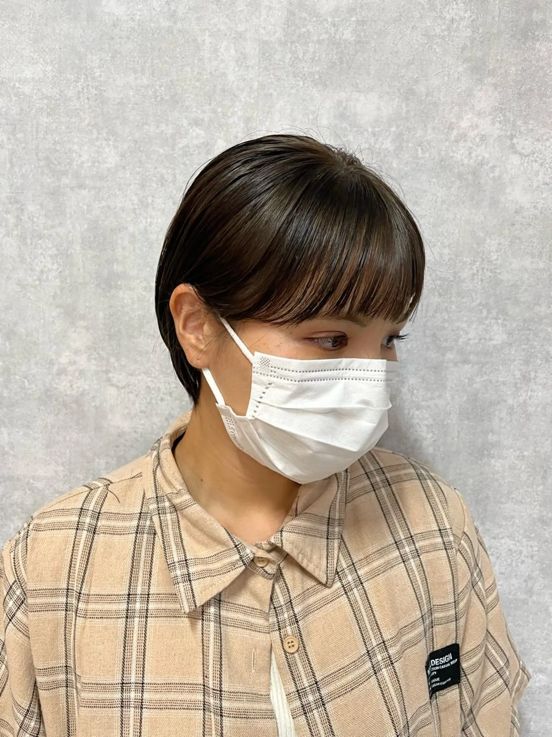 ショート 切りっぱなしボブ ショートボブ ハンサムショート 丸みショート アッシュ カット トリートメント C’LD hair  produce /シールドヘア所属・モテ髪/ボブ/ショー ト/アダチフウトのヘアスタイル