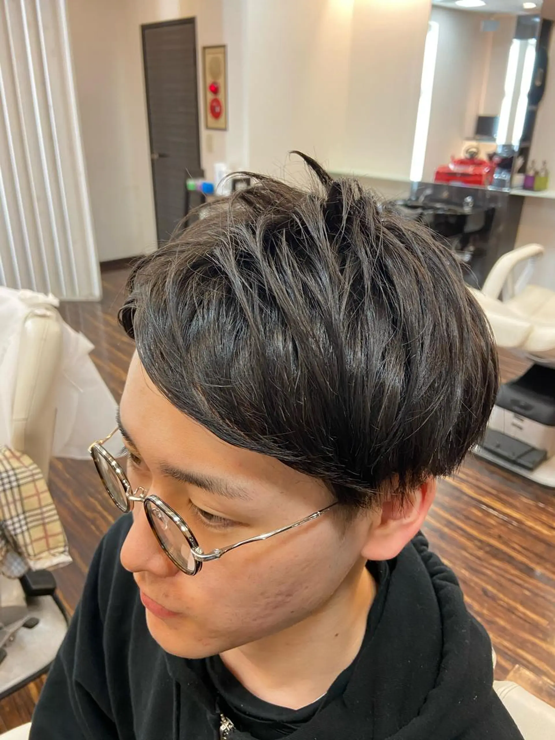 ミディアム dunhill 斉藤 大樹/メンズカットのヘアスタイル