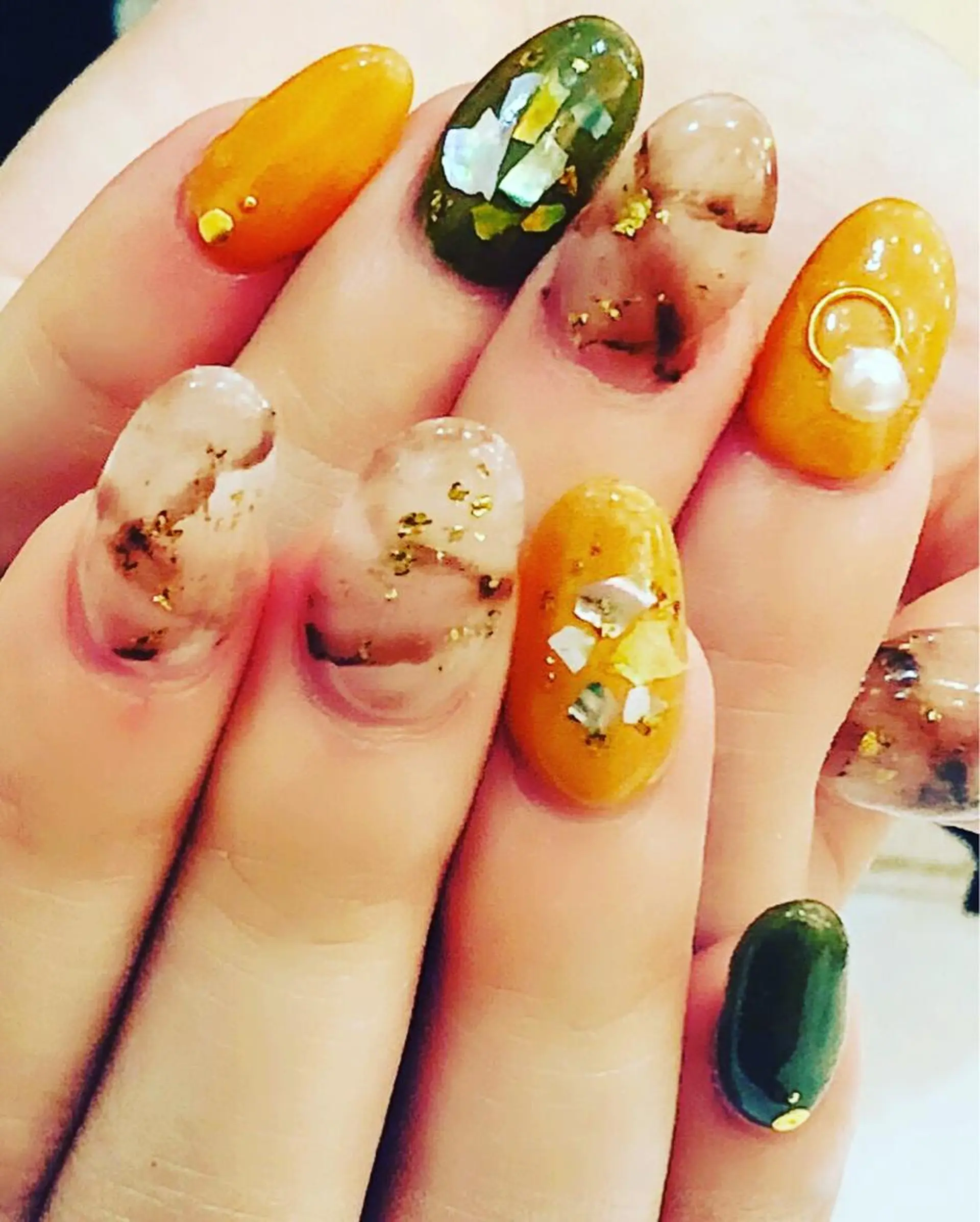 セミロング カラー メンズ キッズ ネイル 卒業式のヘアスタイル アートネイル フットネイル ジェルネイル 卒業式 NAILSGOGO shibuyaのネイルデザイン