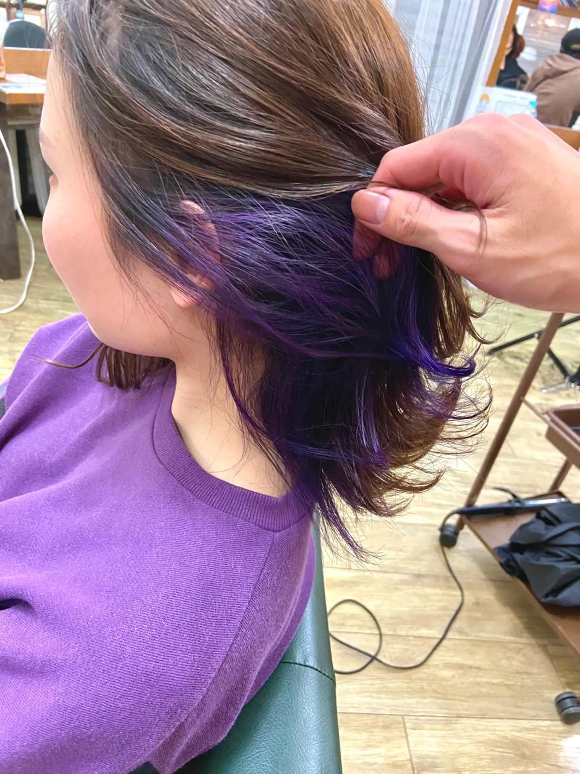 ミディアム カラー ヘアカラー heir studio Baretta所属・山本 銀次郎のヘアスタイル