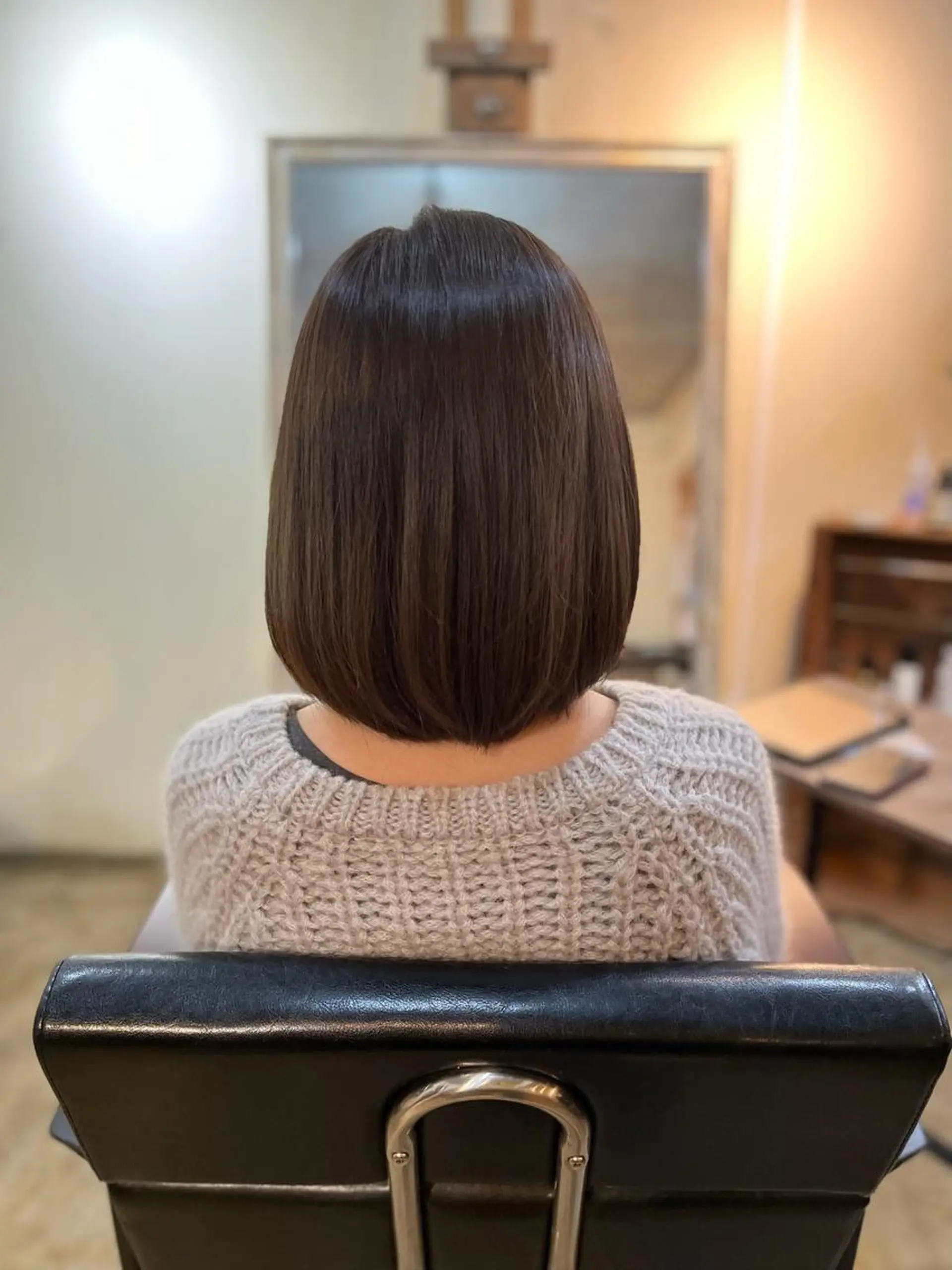 ミディアム トリートメント カット ヘアカラー トリートメント 松田 真のヘアスタイル