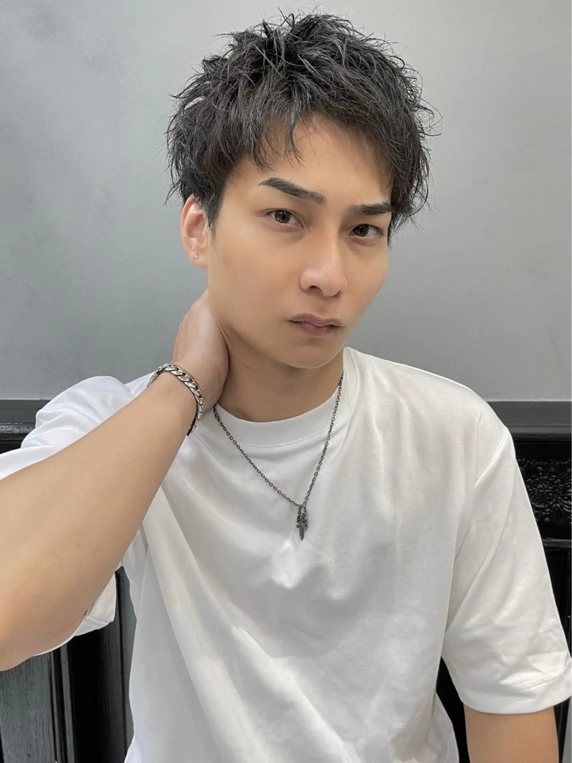 ショート 艶カラー/フェイス レイヤー/たむのヘアスタイル