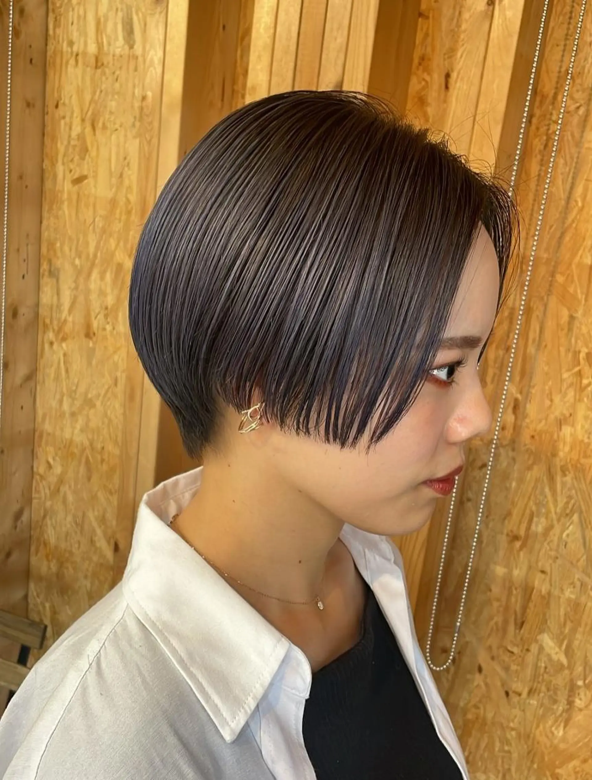 ショート ヘアカラー トリートメント ☘️ボブ×ハイトーン ☘️初めてのボブ◎のヘアスタイル