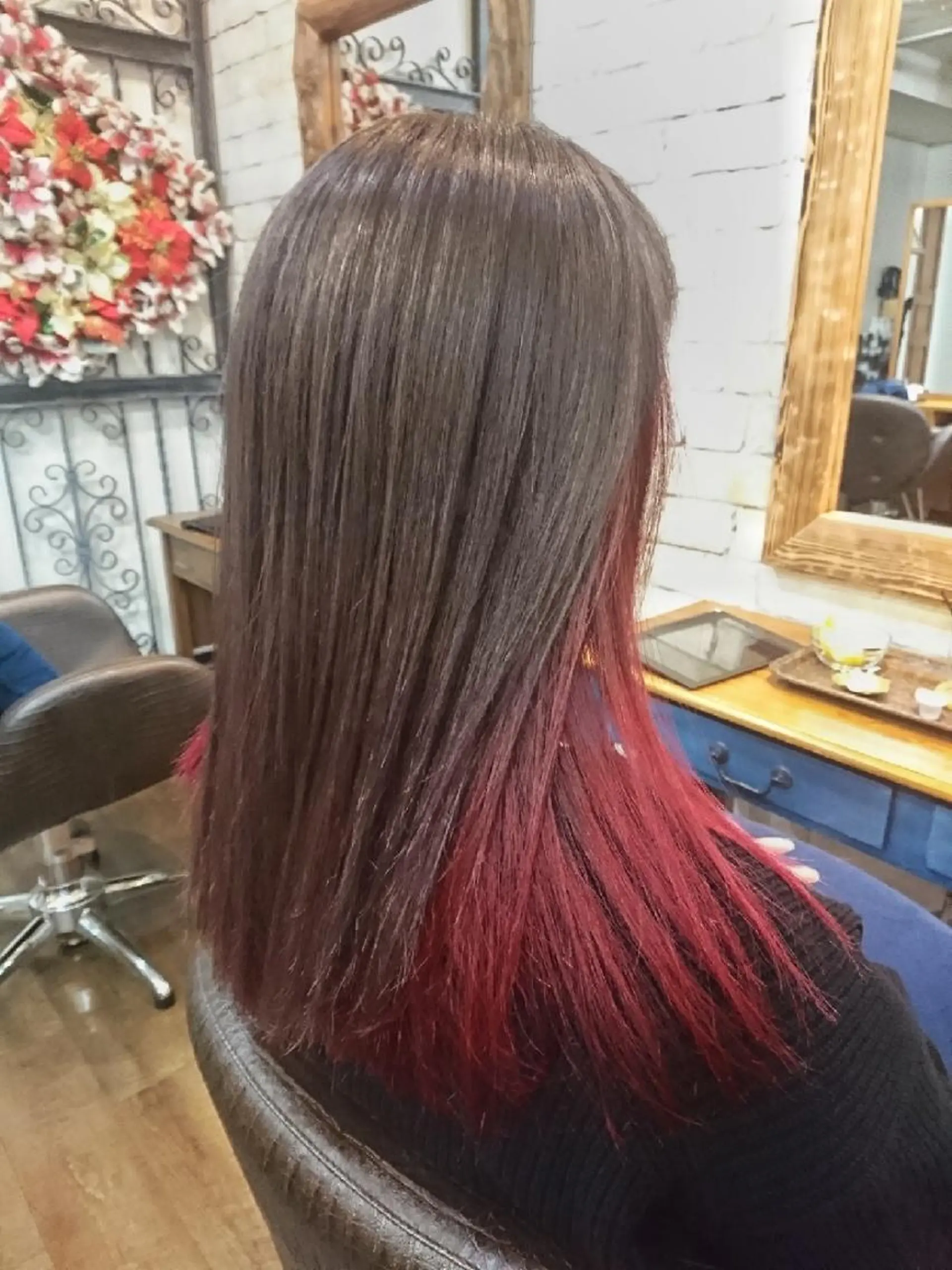 ロング カラー パーマ ヘアアレンジ メンズ メンズハイライト グラデーションカラー ハイライトカラー ハイライト ◆ショート/ボブ/ 髪質改善◆松本尚弥のヘアスタイル