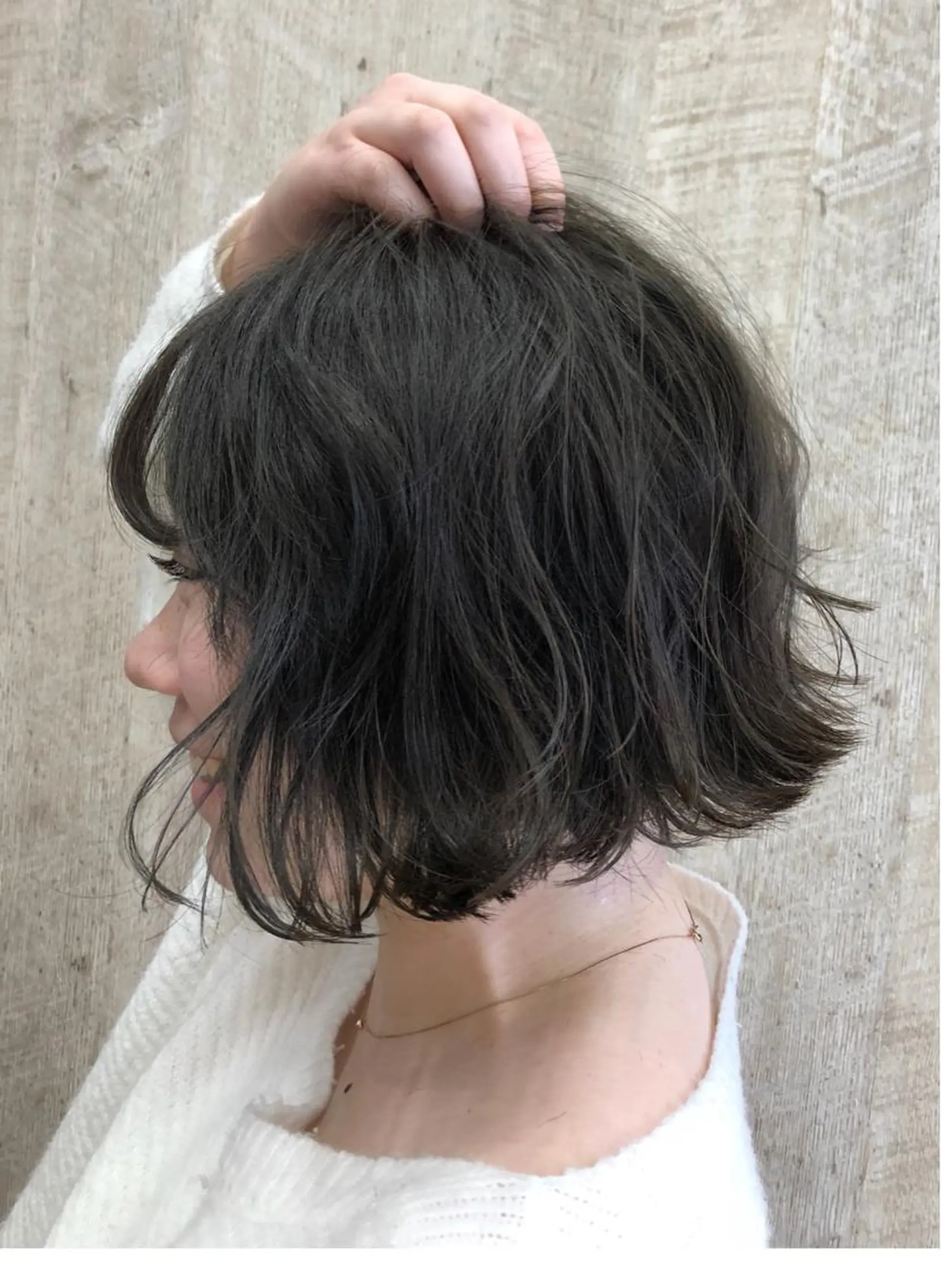 ショート カラー ボブ 外ハネヘア hair salon Ame(エイム)所属・熊井 達也のエステ・リラクイメージ