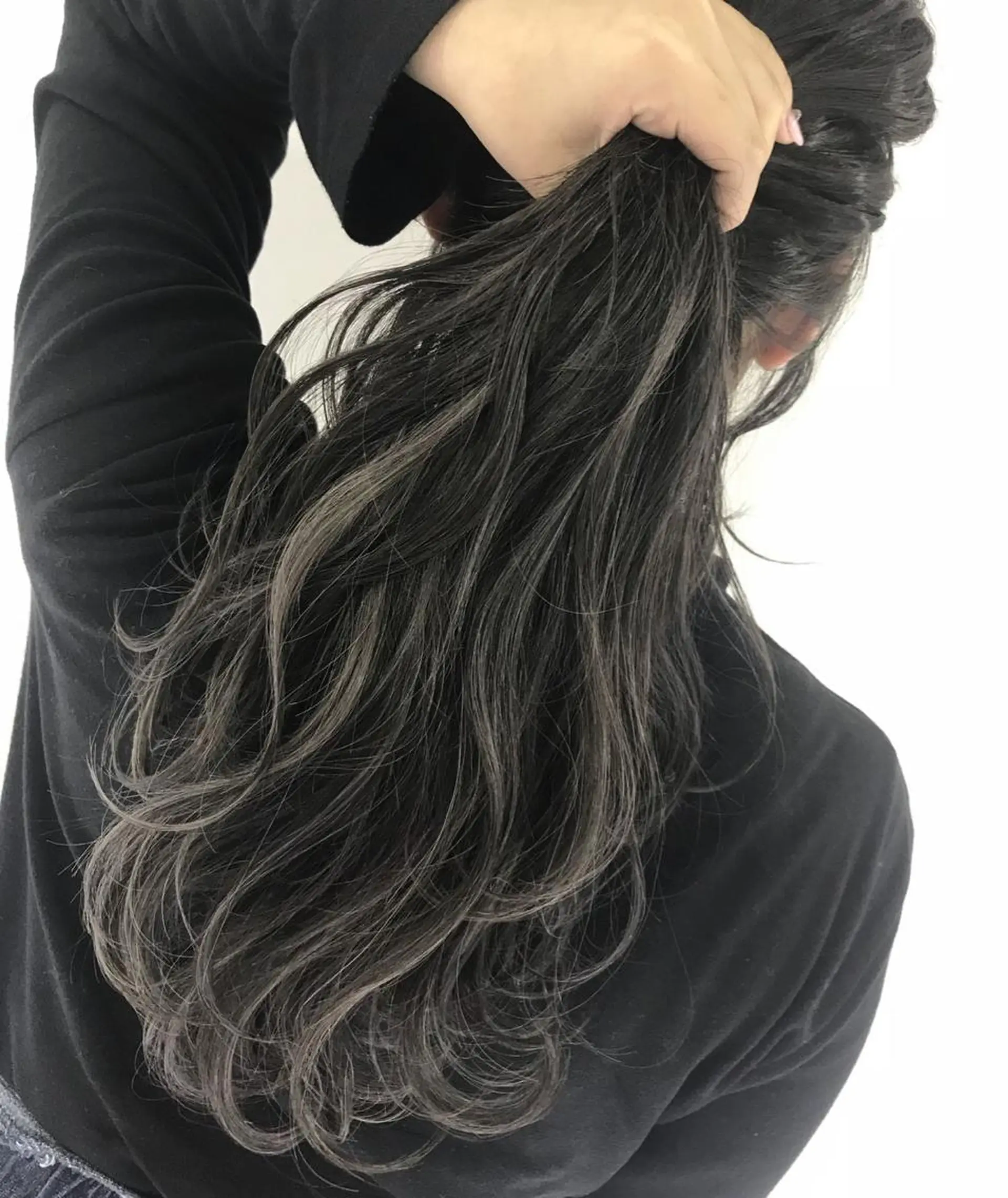 ロング カラー ヘアアレンジ 透明感カラー ハイライトカラー ハイライト 【公式】amble luxe池袋東口🩷のヘアスタイル