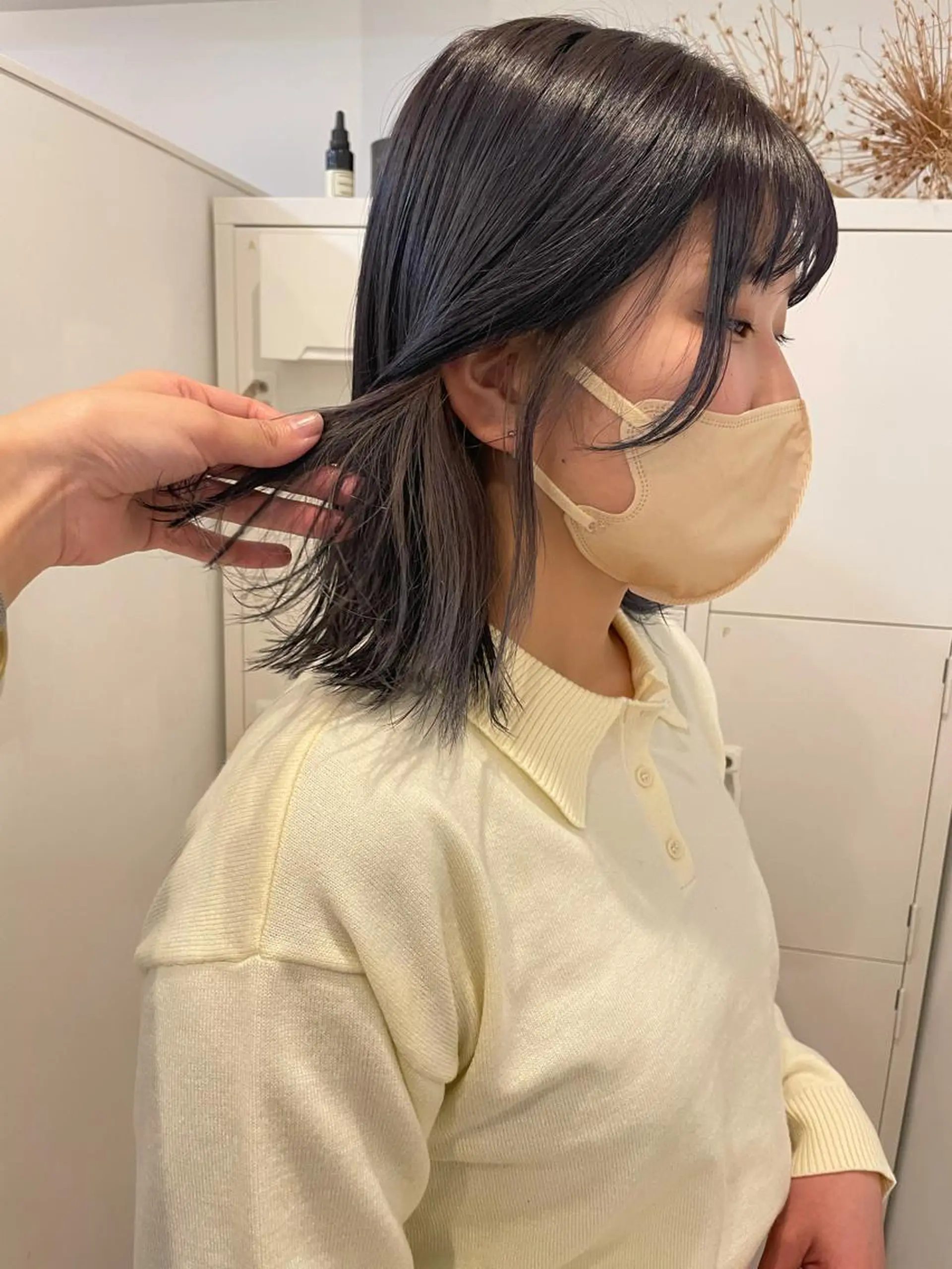 カラー 大迫 江梨のヘアスタイル