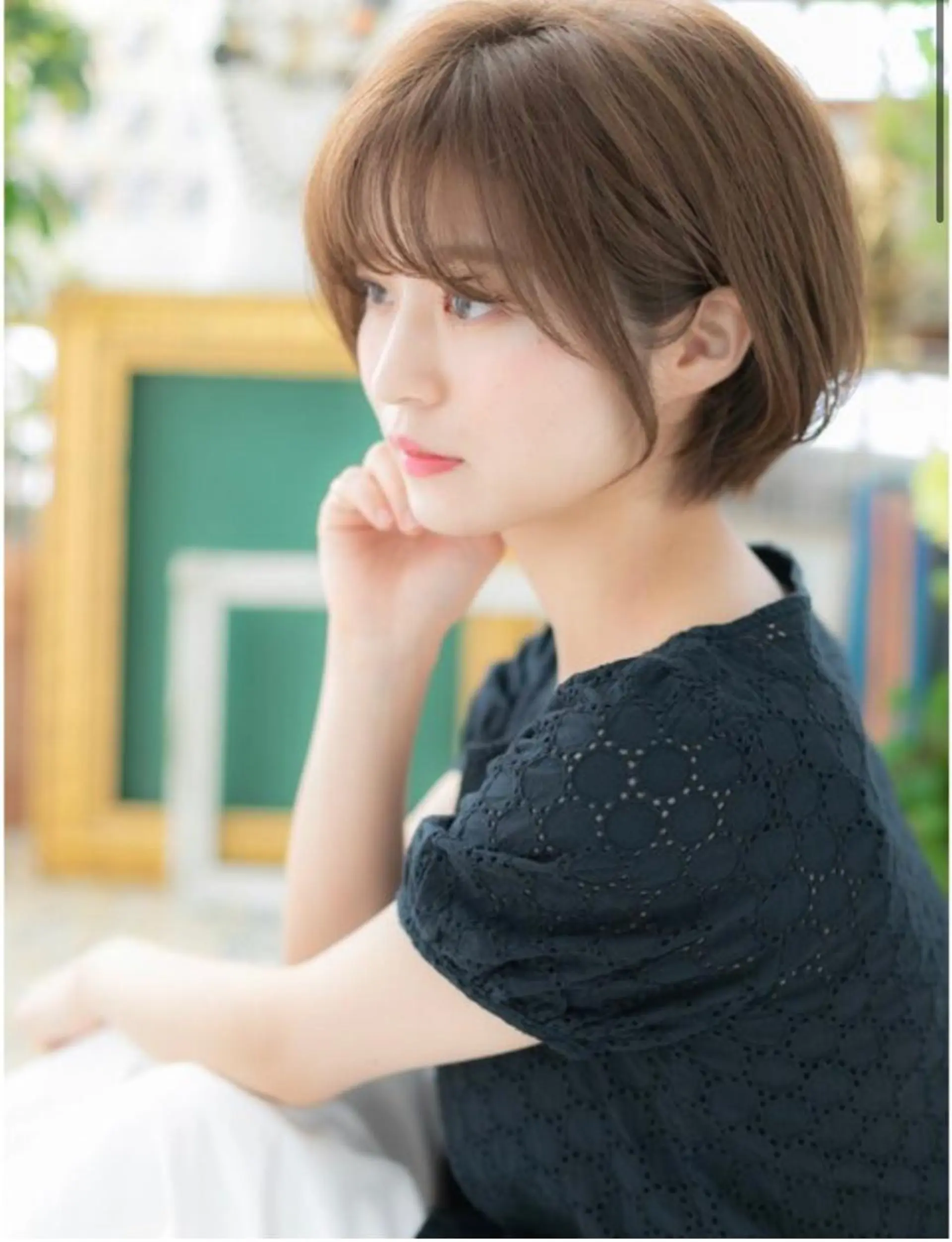 ショート カラー ショートヘア cover hair bliss 川口東口SOGO店所属・後悔はさせません 🔥💪千原一輝のヘアスタイル