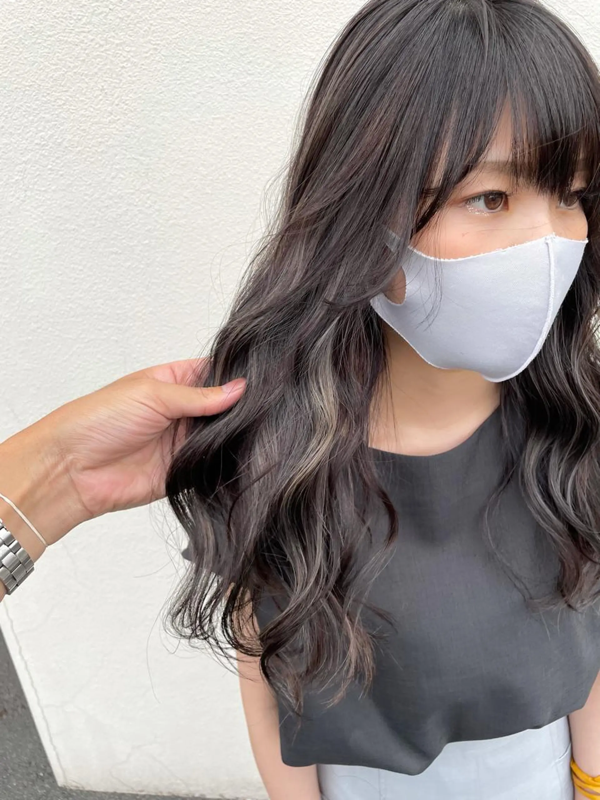 ロング ハイライト hair terra ce M奈良店のヘアスタイル