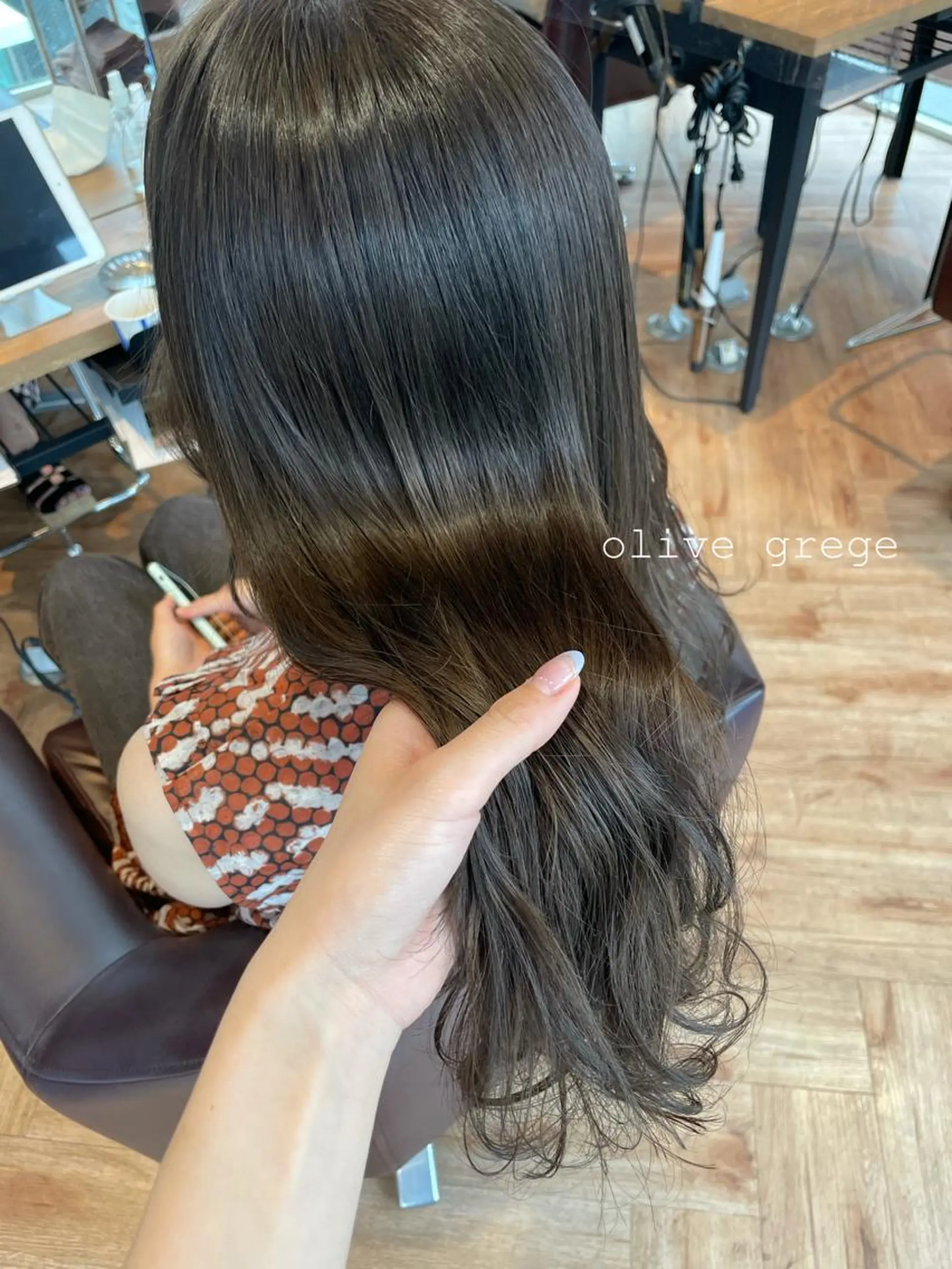 ロング カラー ヘアアレンジ カット ヘアカラー トリートメント NANA/trend style🕊🍑のヘアスタイル