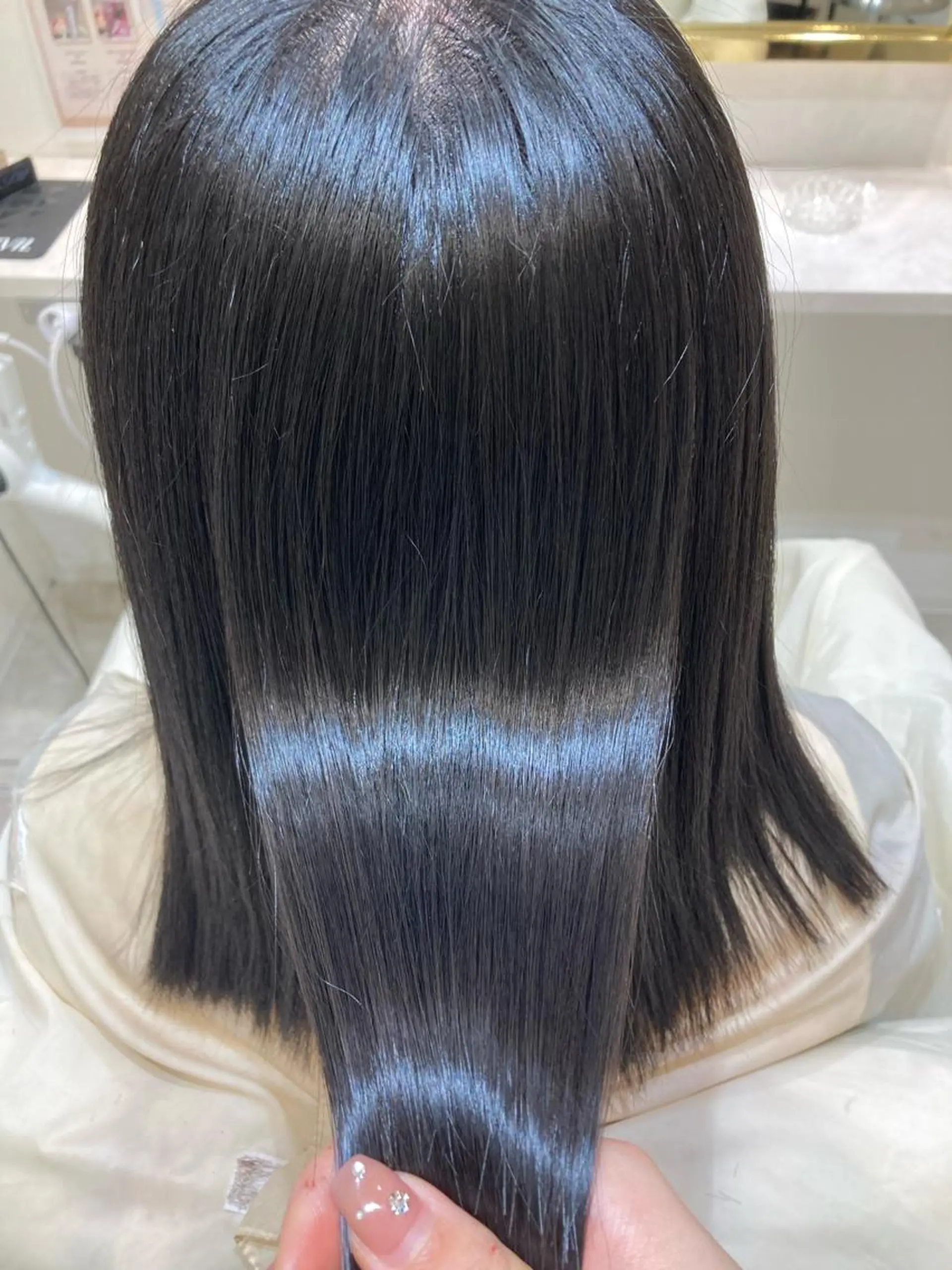 ミディアム ヘアカラー トリートメント LEVIJU hair  矢野岬のヘアスタイル