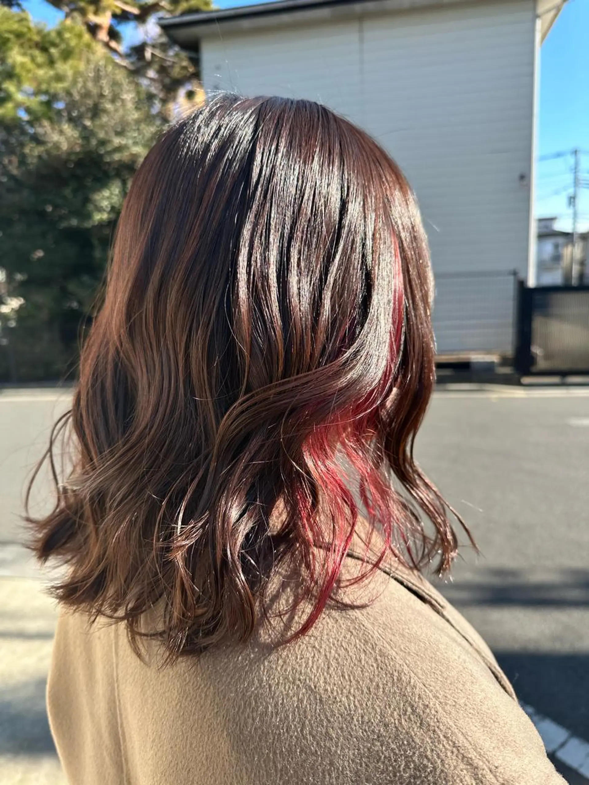 ミディアム カラー 🪼高評価🪼 💎柴崎の藤咲💎のヘアスタイル