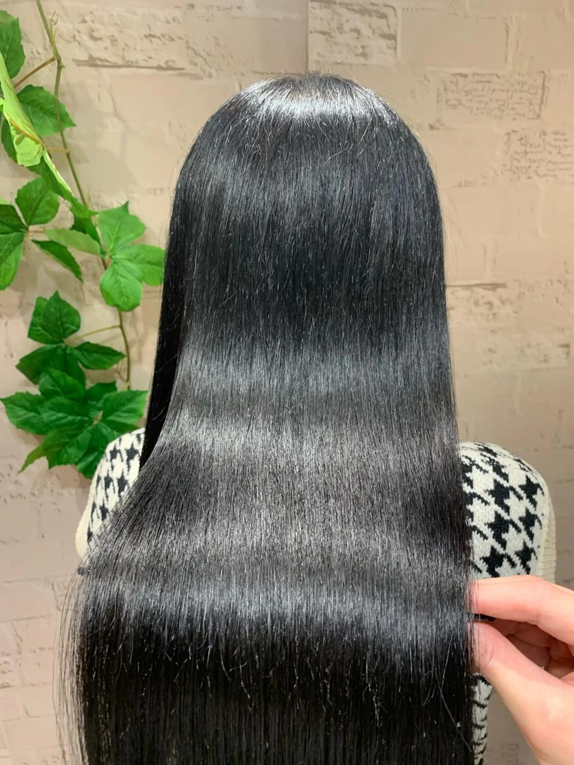 ロング トリートメント beautism clock所属・韓国風🇰🇷うる艶 レイヤー/海青🫧のヘアスタイル