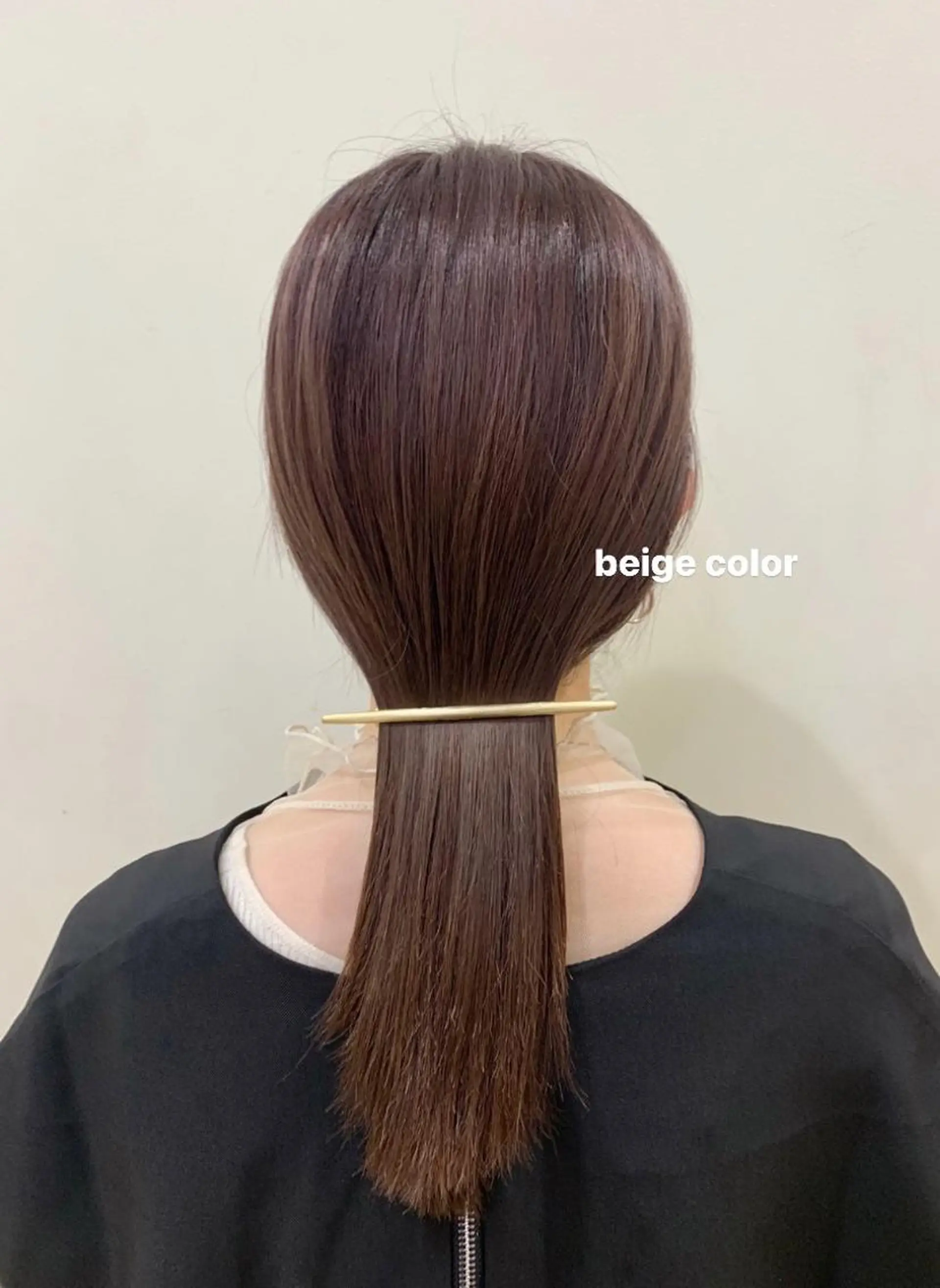 セミロング カラー 顔周りレイヤー 🎀マリノのヘアスタイル