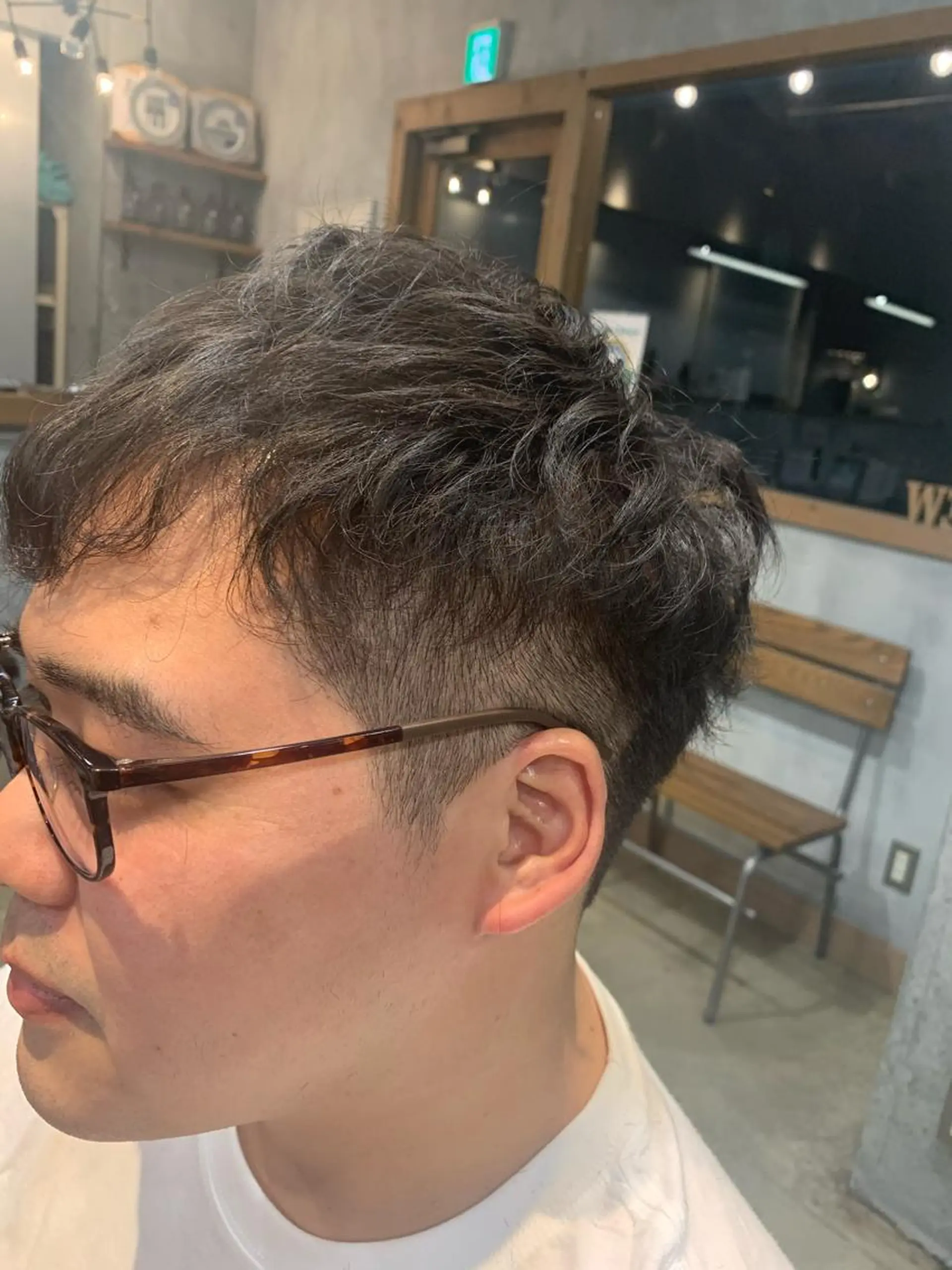 パーマ メンズ ショート🌼パーマ 本間正子のヘアスタイル