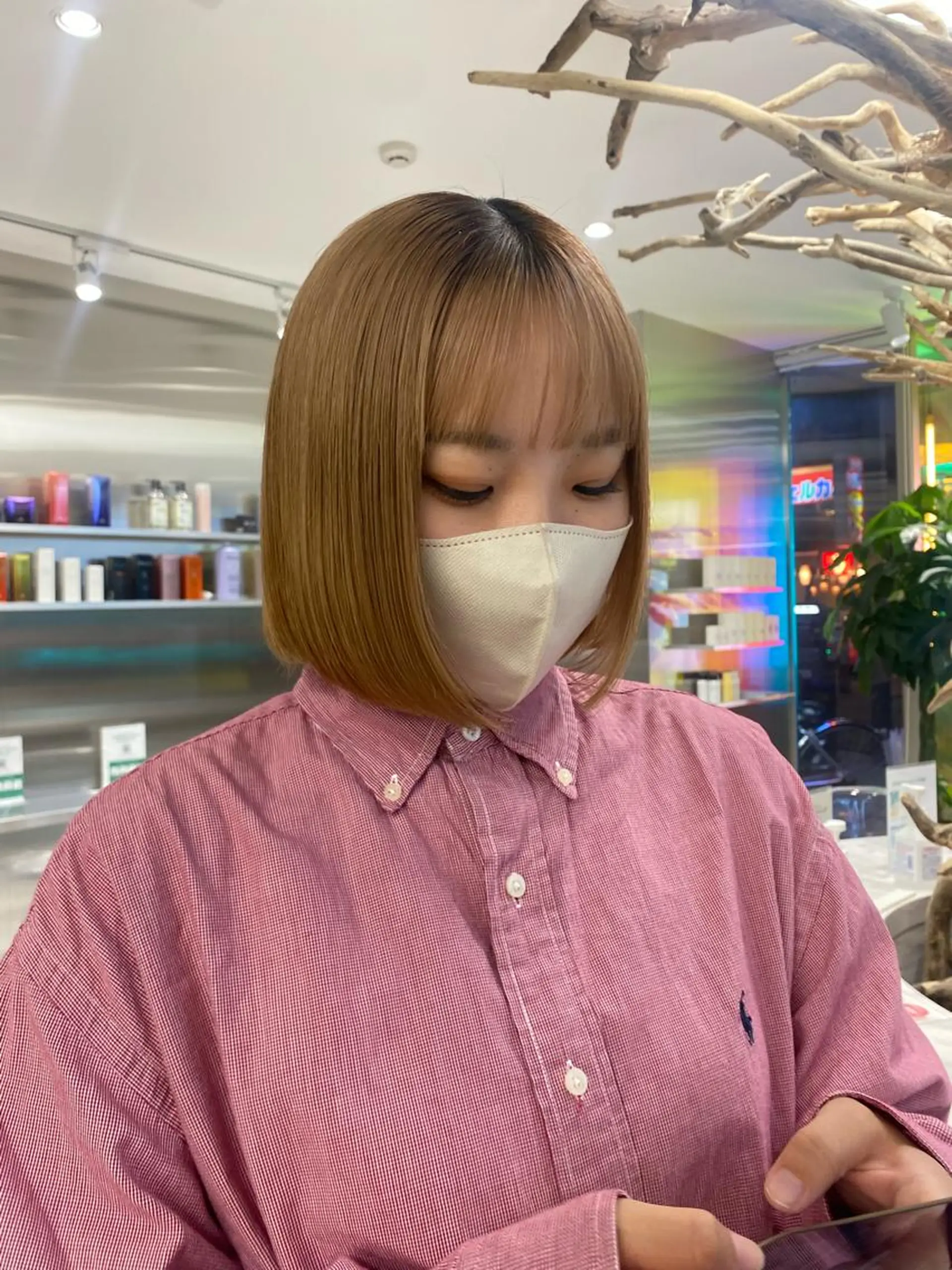 ショート ボブ otoha☆カラー/ レイヤー/八王子のヘアスタイル