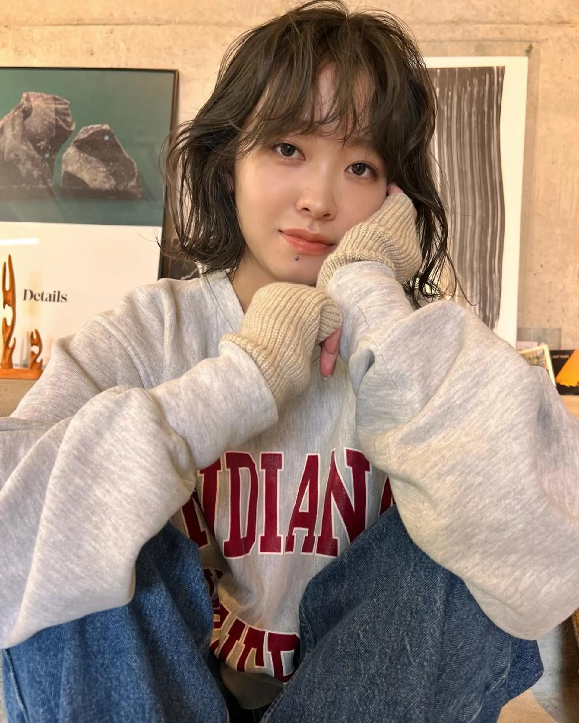 ミディアム vixus mamiのヘアスタイル