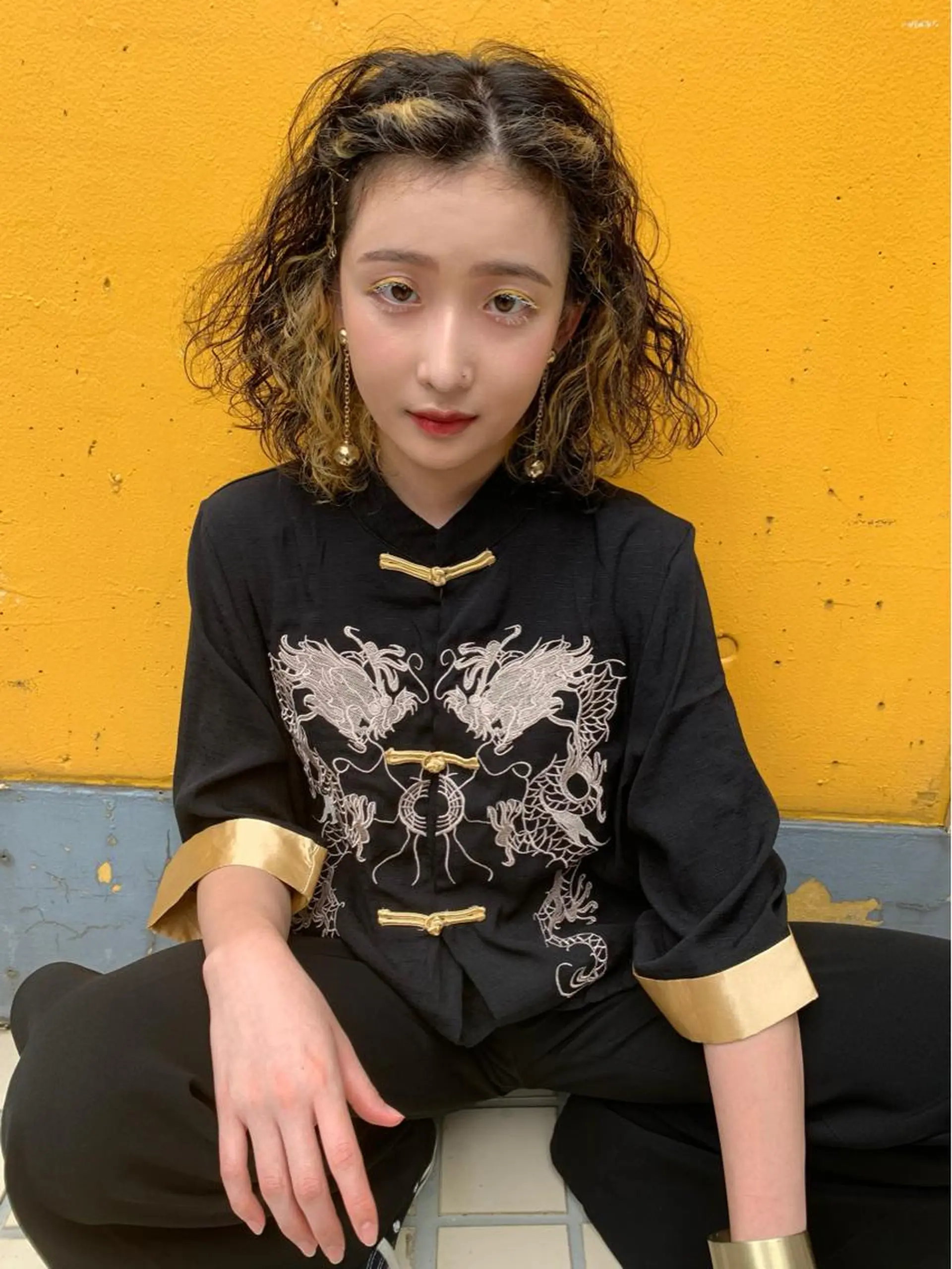 ミディアム カラー パーマ カット パーマ トリートメント ally hairsalon所属・Emi .のヘアスタイル