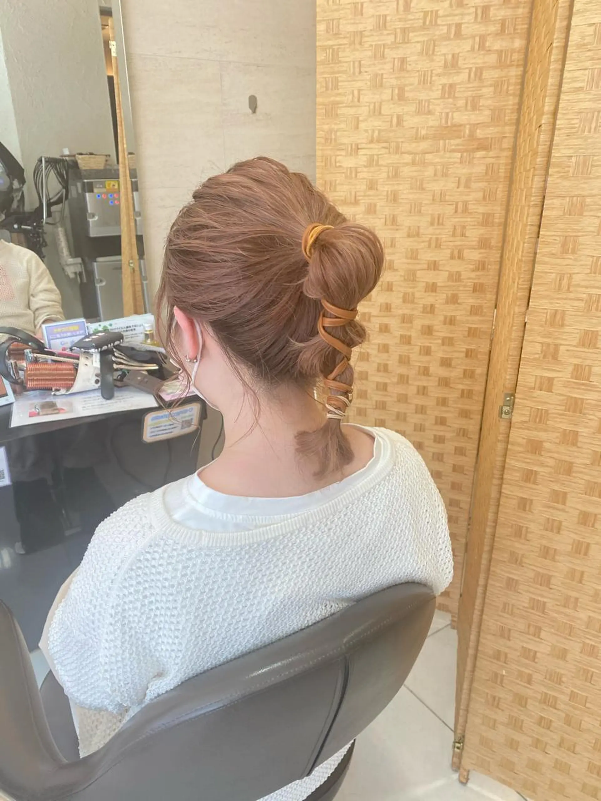 ミディアム ヘアアレンジ 小顔カット/艶 カラー特化♡MIHOのヘアスタイル