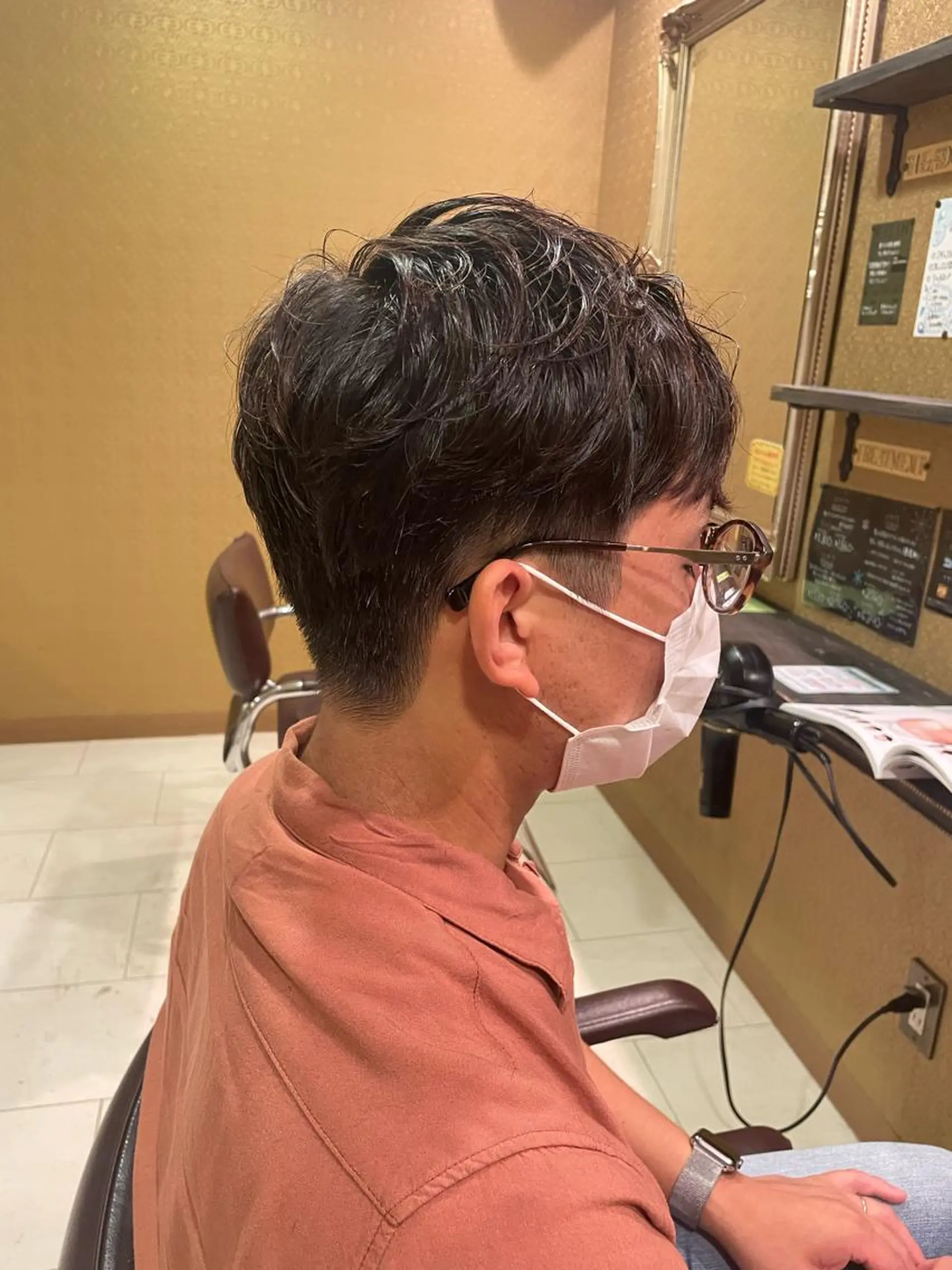 パーマ メンズ メンズパーマ ニュアンスパーマ ギュゼルバグス所属・長尾 瑞希のヘアスタイル