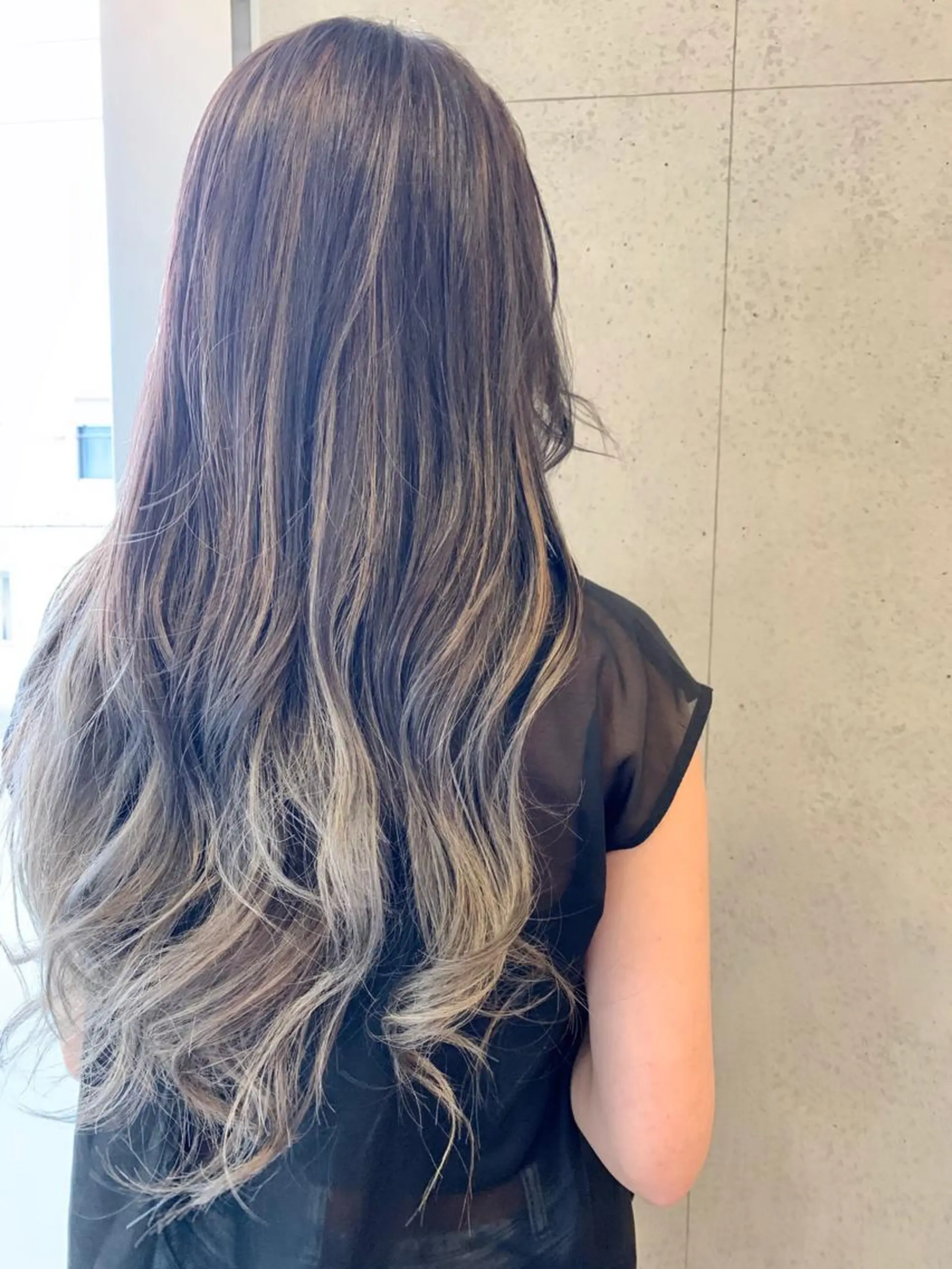 ロング カラー 髪質改善/縮毛矯正 ツヤ髪🩷さつきのヘアスタイル