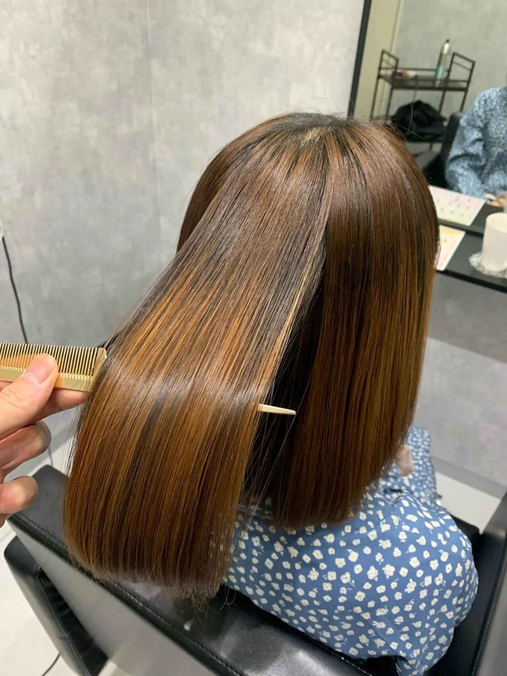 ミディアム トリートメント 中川/縮毛矯正/ 高羽　克明のヘアスタイル