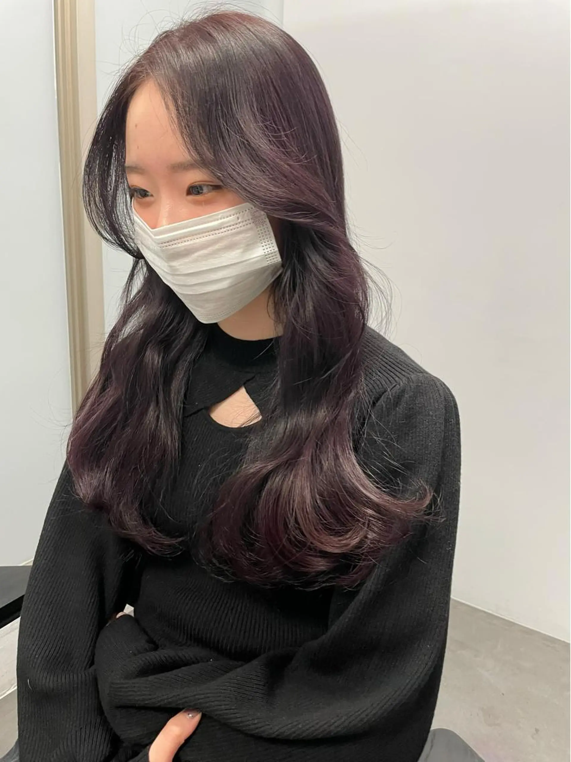 カラー 若月 あやかのヘアスタイル