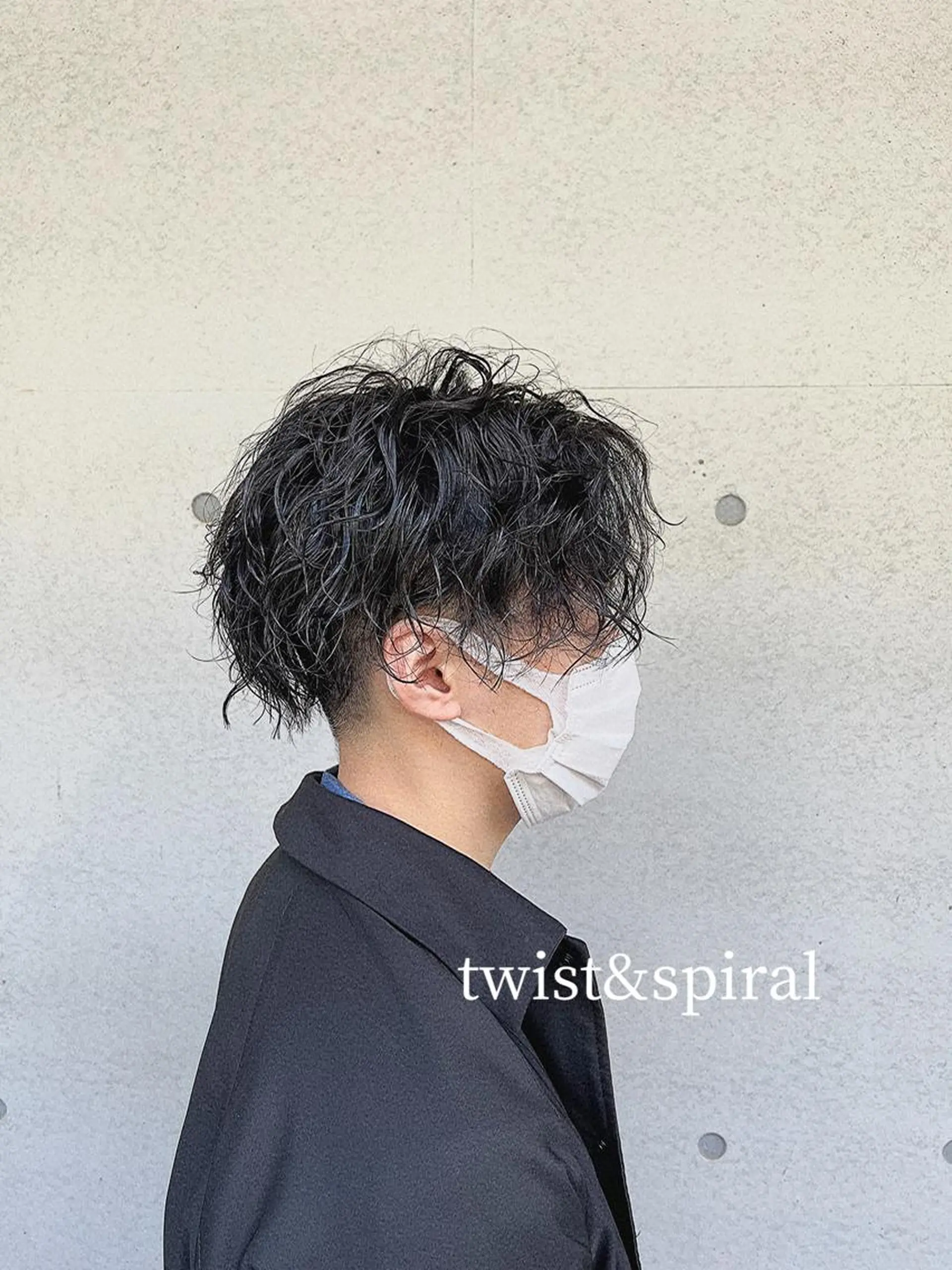 ショート パーマ メンズ メンズパーマ ツイストスパイラルパーマ スパイラルパーマ カット パーマ トリートメント ViaLa Hair 🌈すずきたくむ✂︎のヘアスタイル