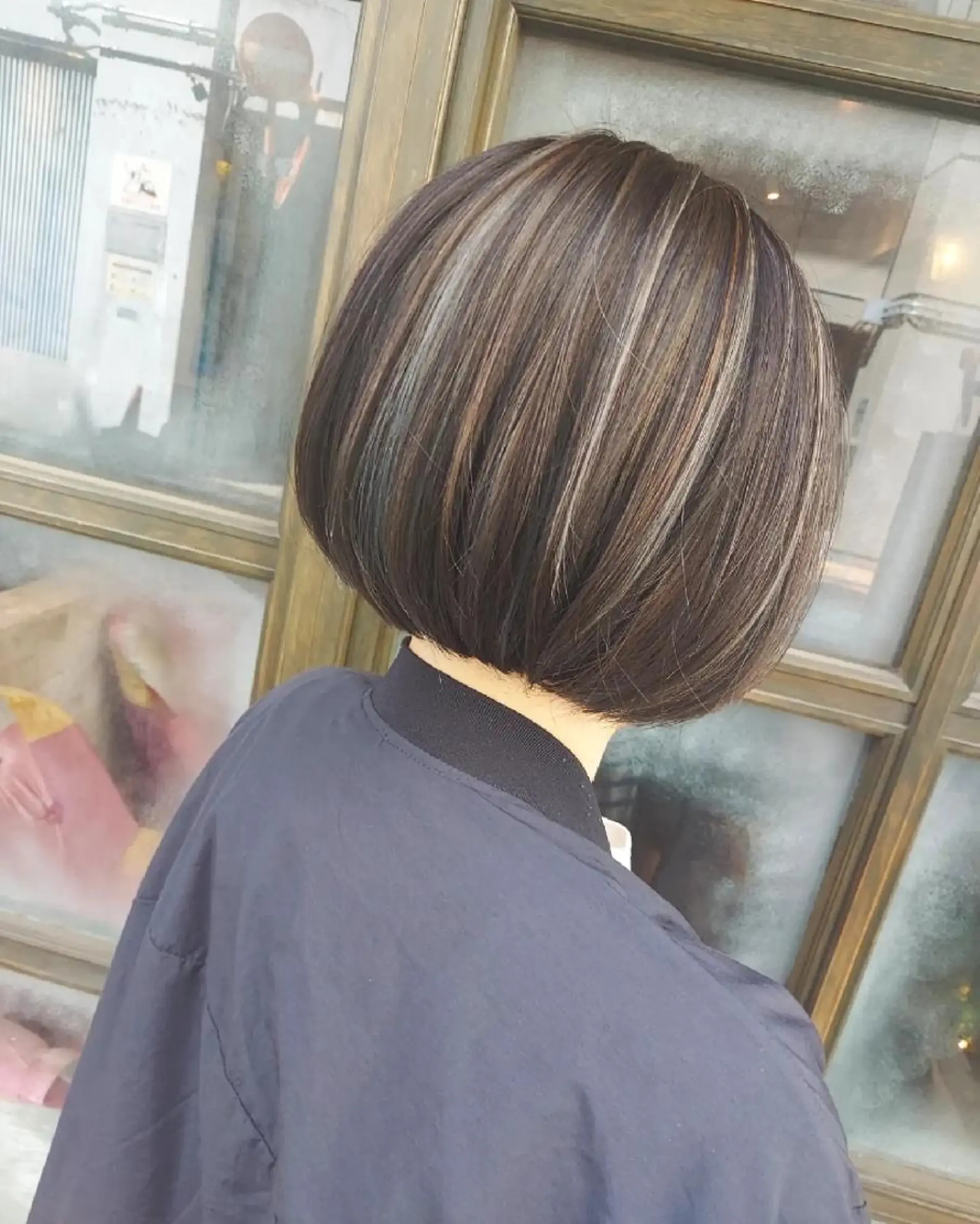 ショート カラー ハイライトカラー ハイライト grow上野御徒町【グロウ】所属・ブリーチ・ハイトーン 特化🎉内山のヘアスタイル