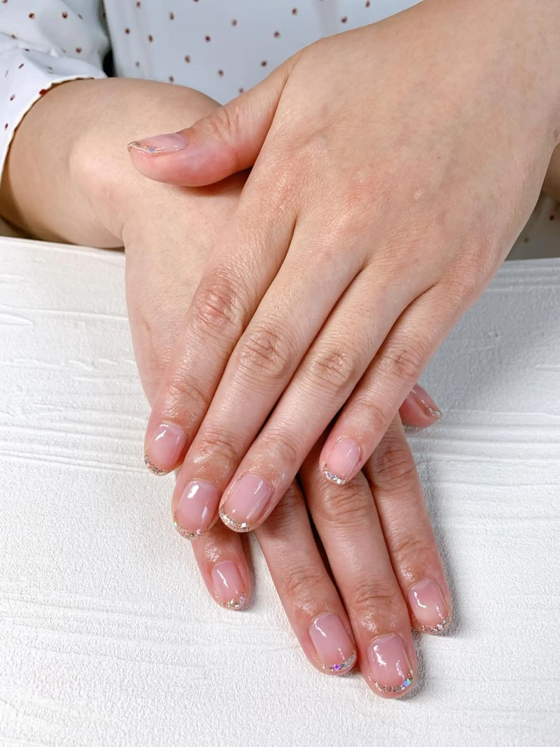 ショート ハンドネイル ハンドケア aki_orenge nailのネイルデザイン