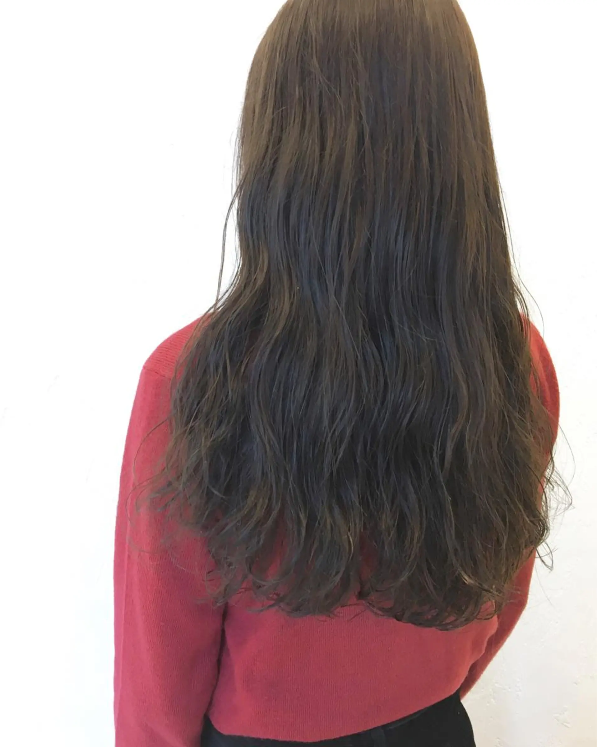 ロング カラー パーマ アッシュ ベージュカラー デジタルパーマ カット パーマ 鈴木 翔梧のヘアスタイル