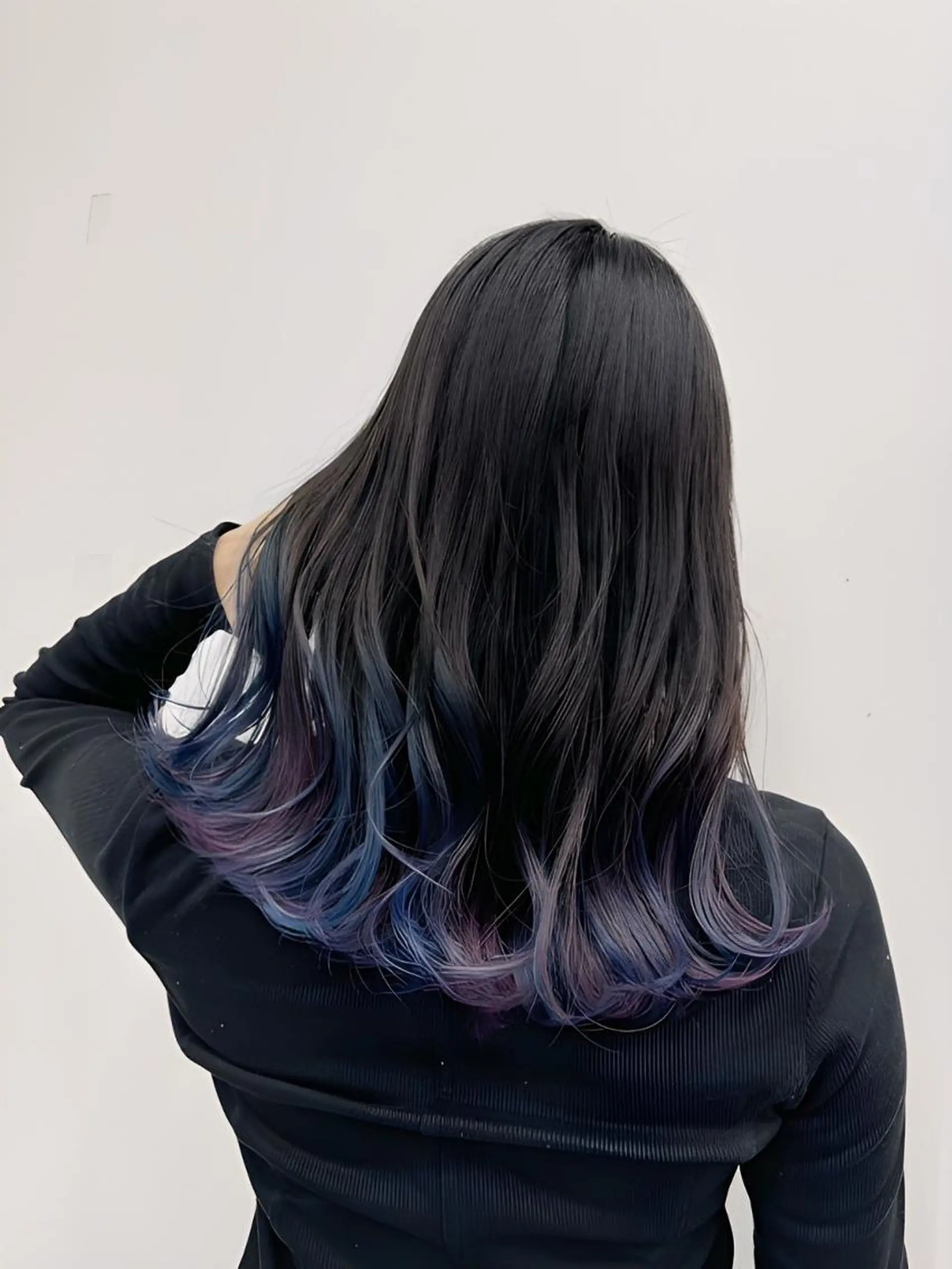 カラー ロング アディクシーカラー アッシュ ブルーカラー ダークアッシュ グレージュ 【公式】amble luxe池袋東口🩷のヘアスタイル