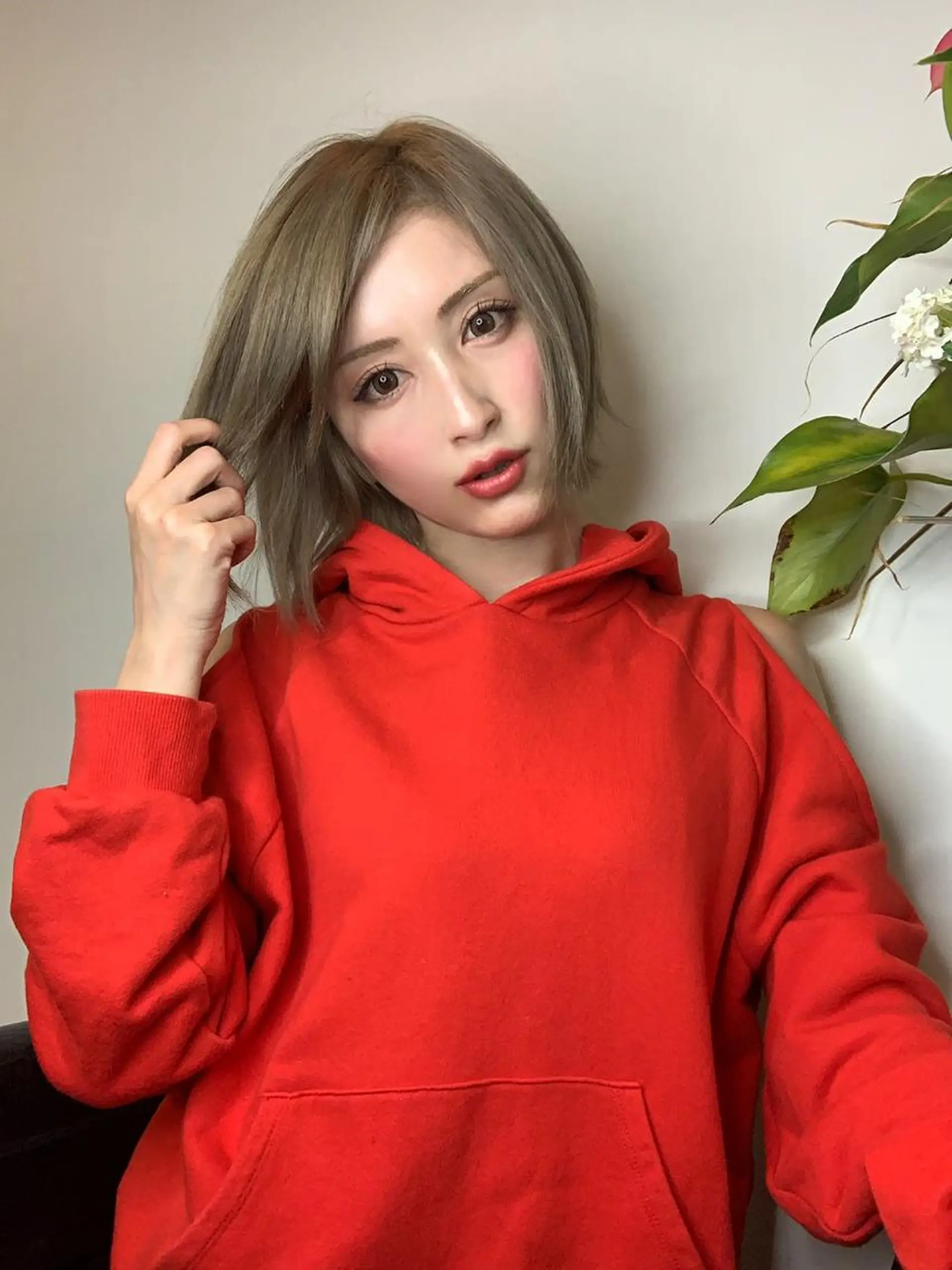 ロング カラー ヘッドスパ 韓国カラー/エクステ carryのヘアスタイル