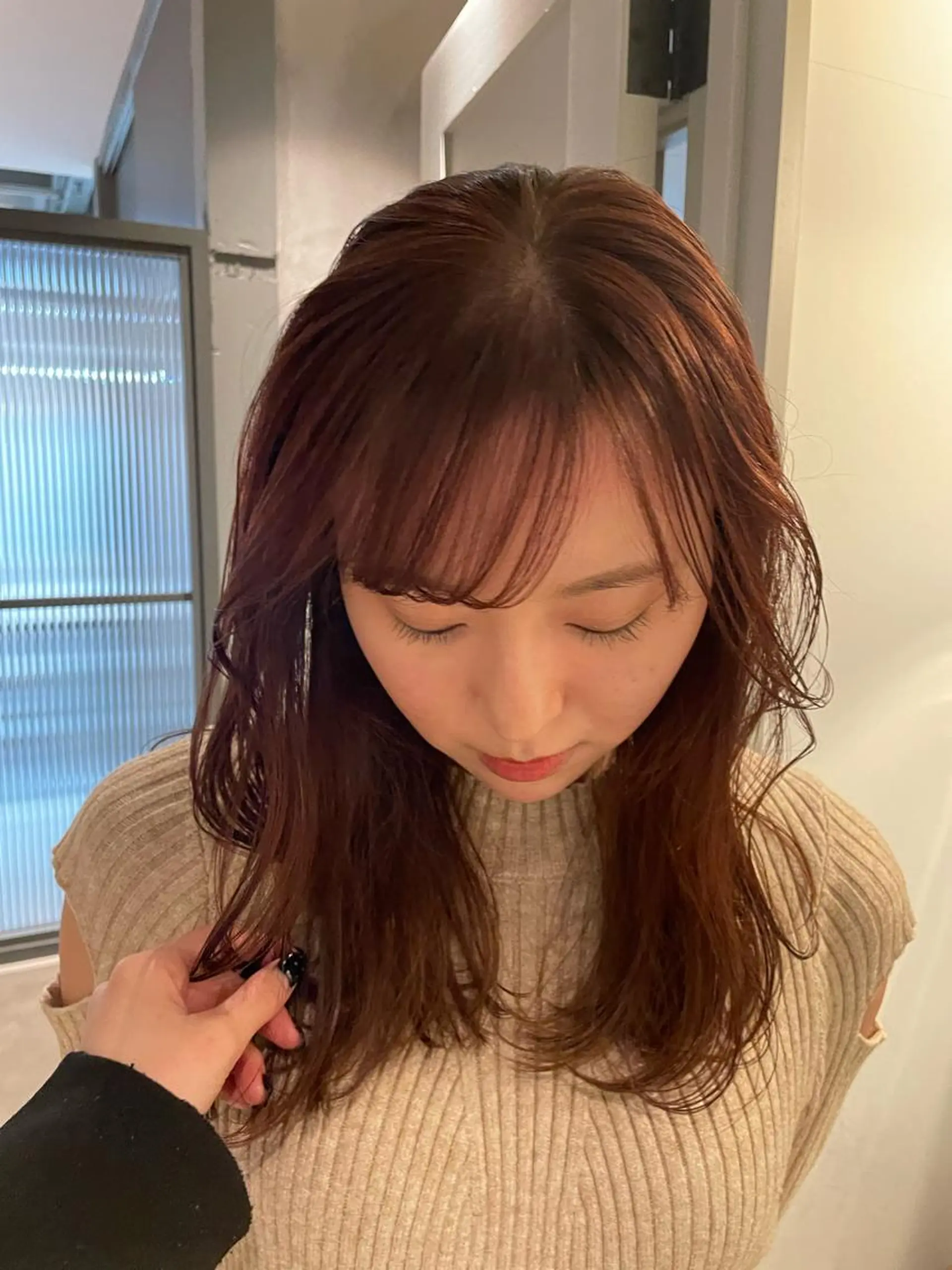 ロング カラー 後藤璃子 (ごとうりこ)のヘアスタイル