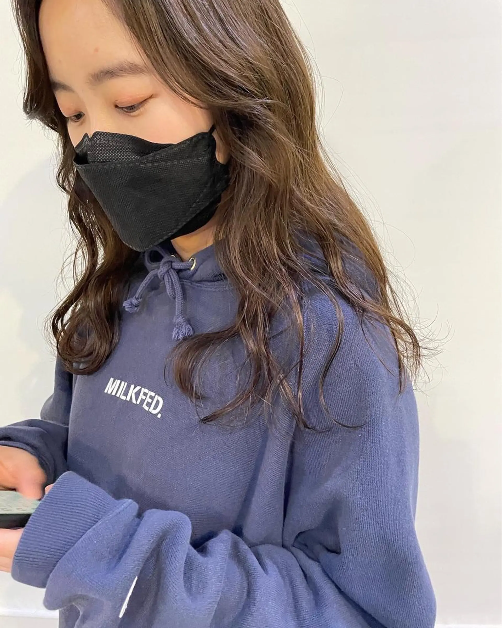 ロング silo所属・silo MOKA 顔周りカット🦦のヘアスタイル