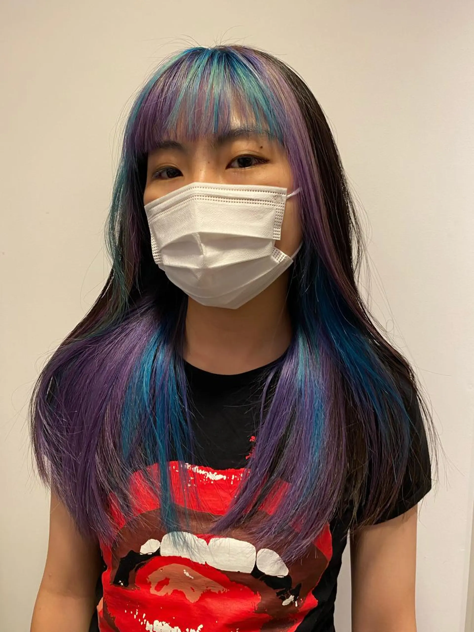 ロング カット ヘアカラー 大内田 凌馬のヘアスタイル