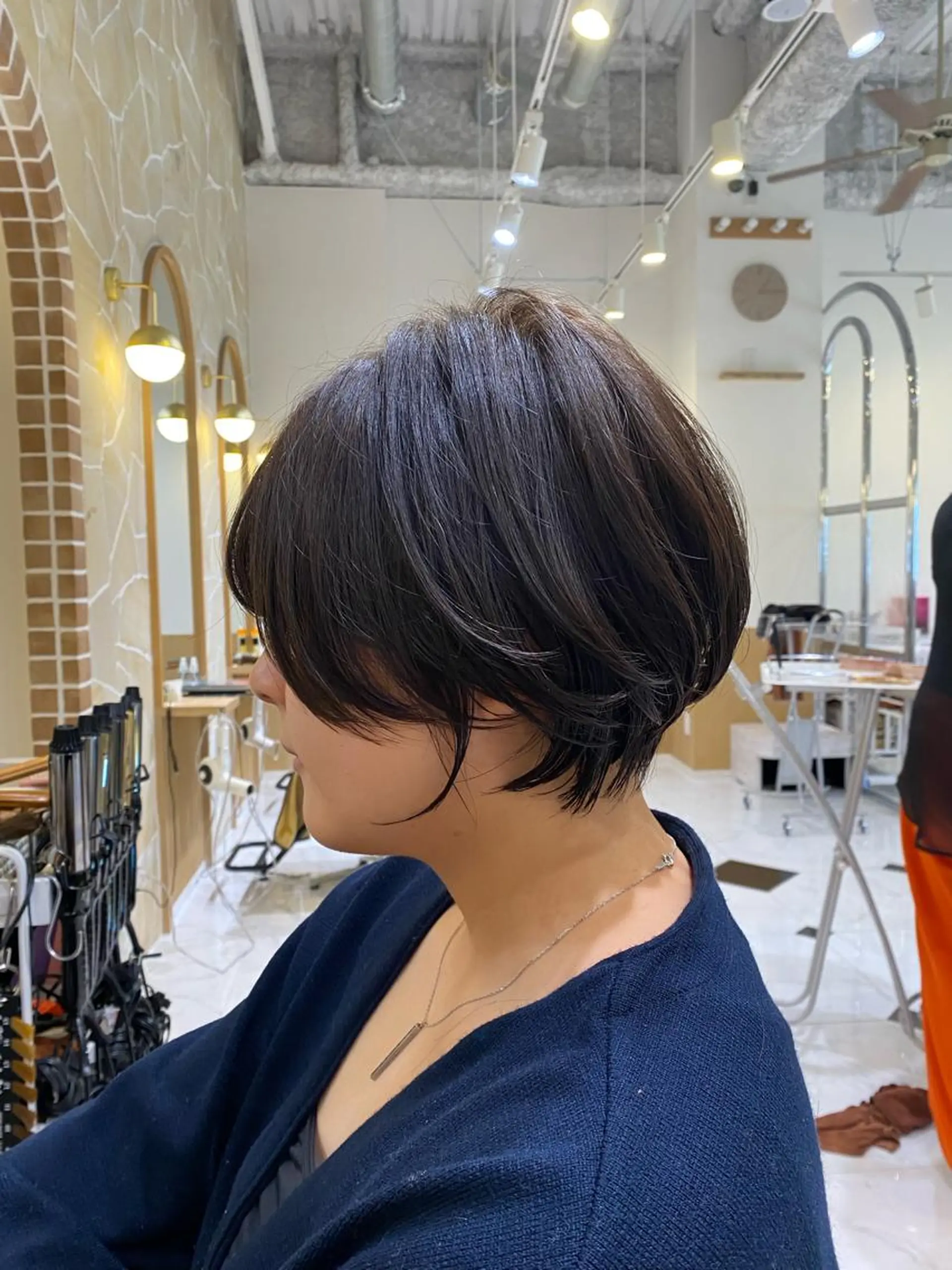 ショート ショートボブ ボブ ショートヘア カット ヘアカラー トリートメント 坂井 茅聖のヘアスタイル