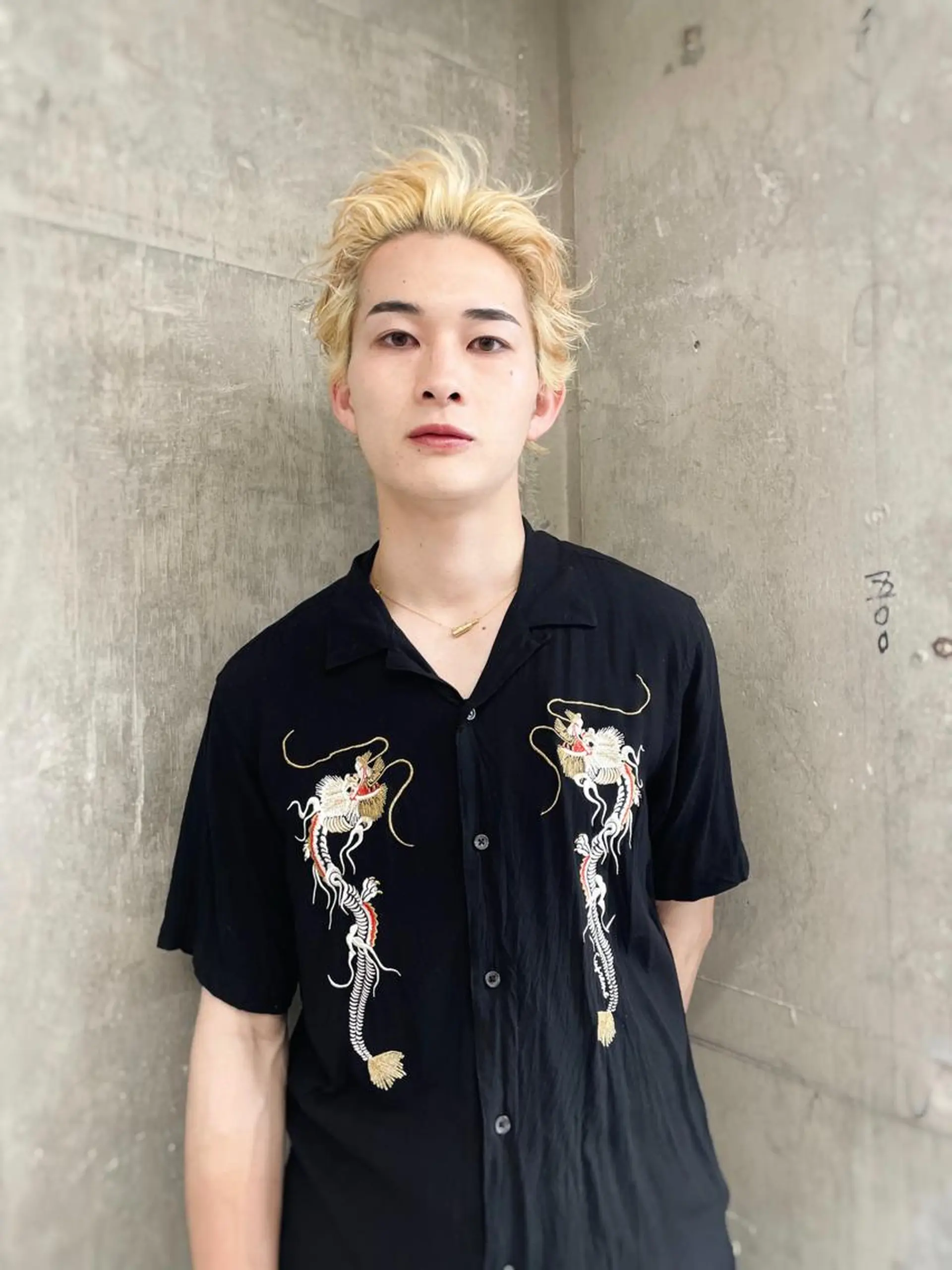 ショート カラー メンズ カット ヘアカラー メンズパーマ/ 山口大輝のヘアスタイル