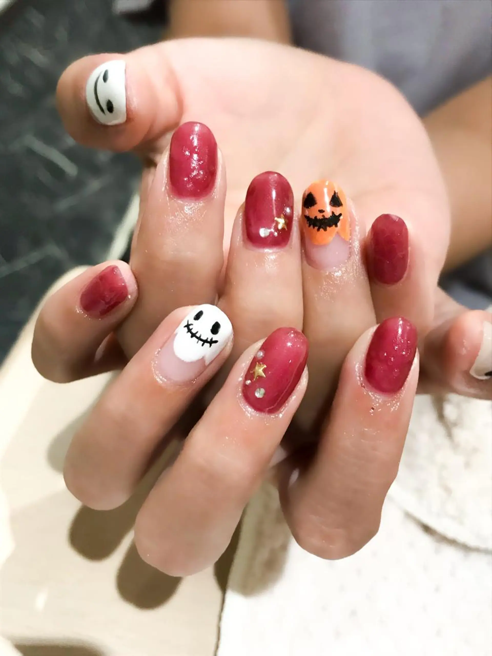 ネイル アートネイル ハロウィン Nyanco Nailのネイルデザイン