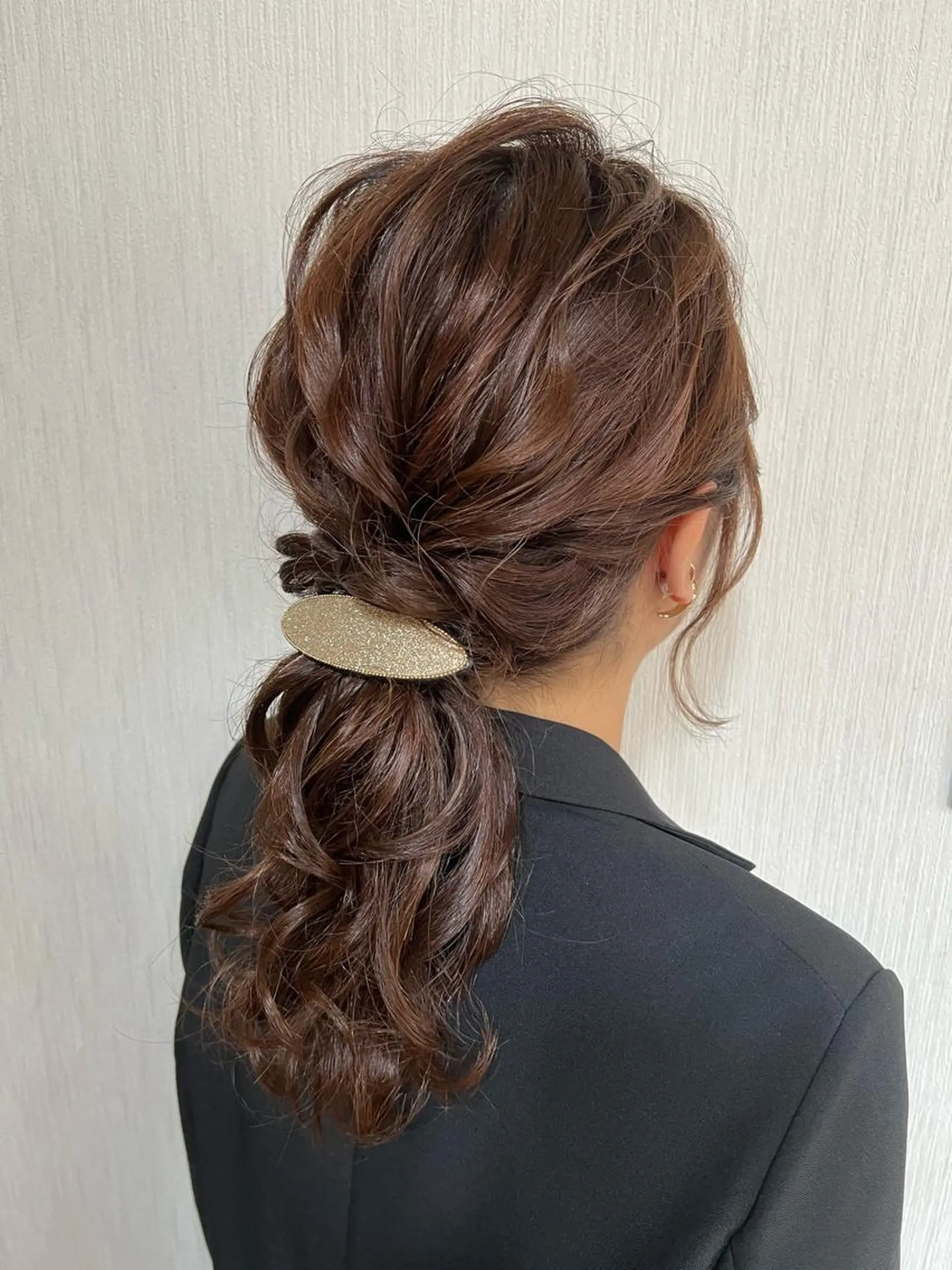 セミロング カラー ヘアアレンジ ヘアセット ✨カチモリ✨レイヤー 韓国ヘア🇰🇷ゆいのヘアスタイル