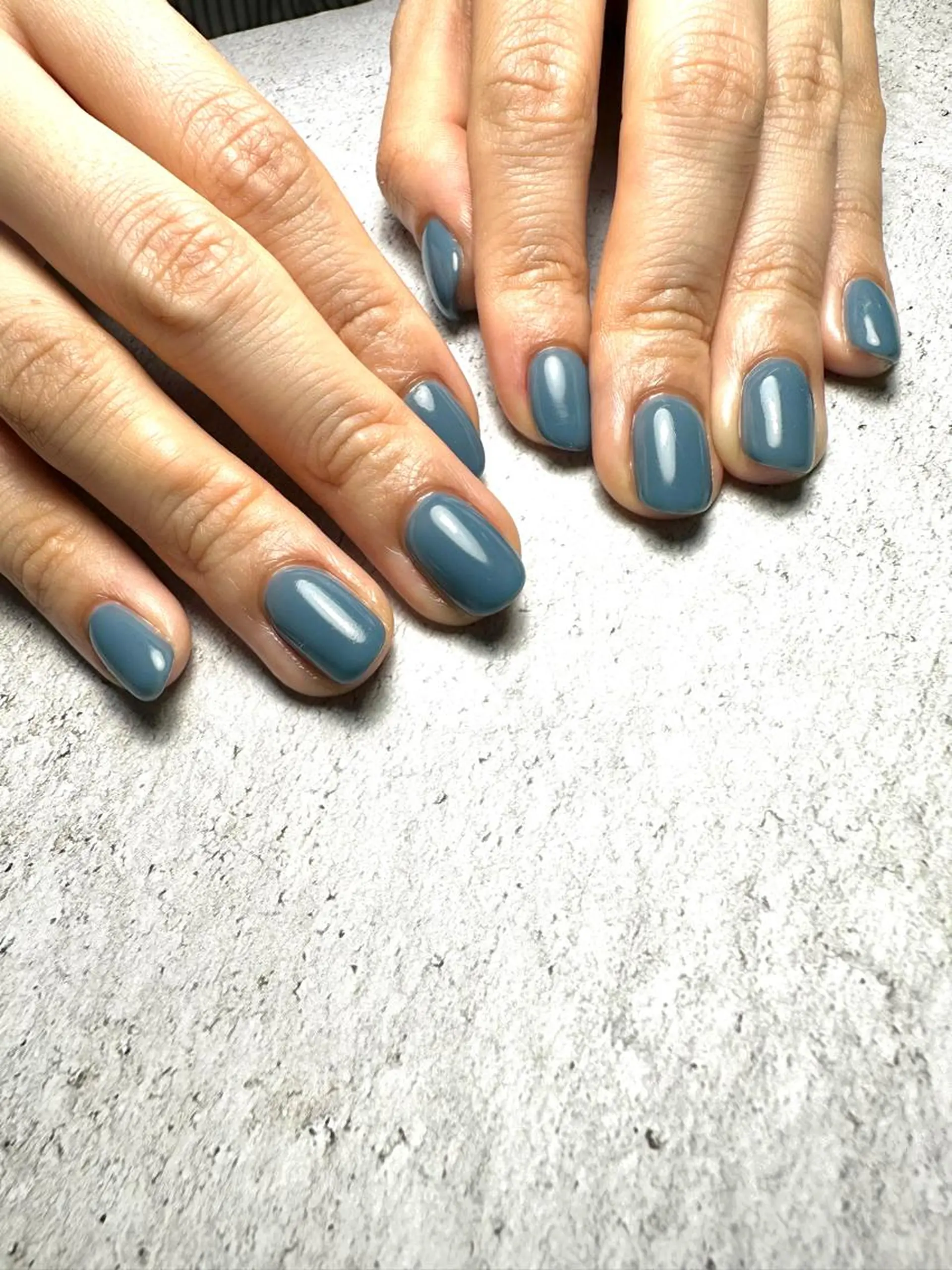 ネイル ブルー 水色 ワンカラーネイル ハンドネイル MELLMODE所属・Nakano Kanaのネイルデザイン