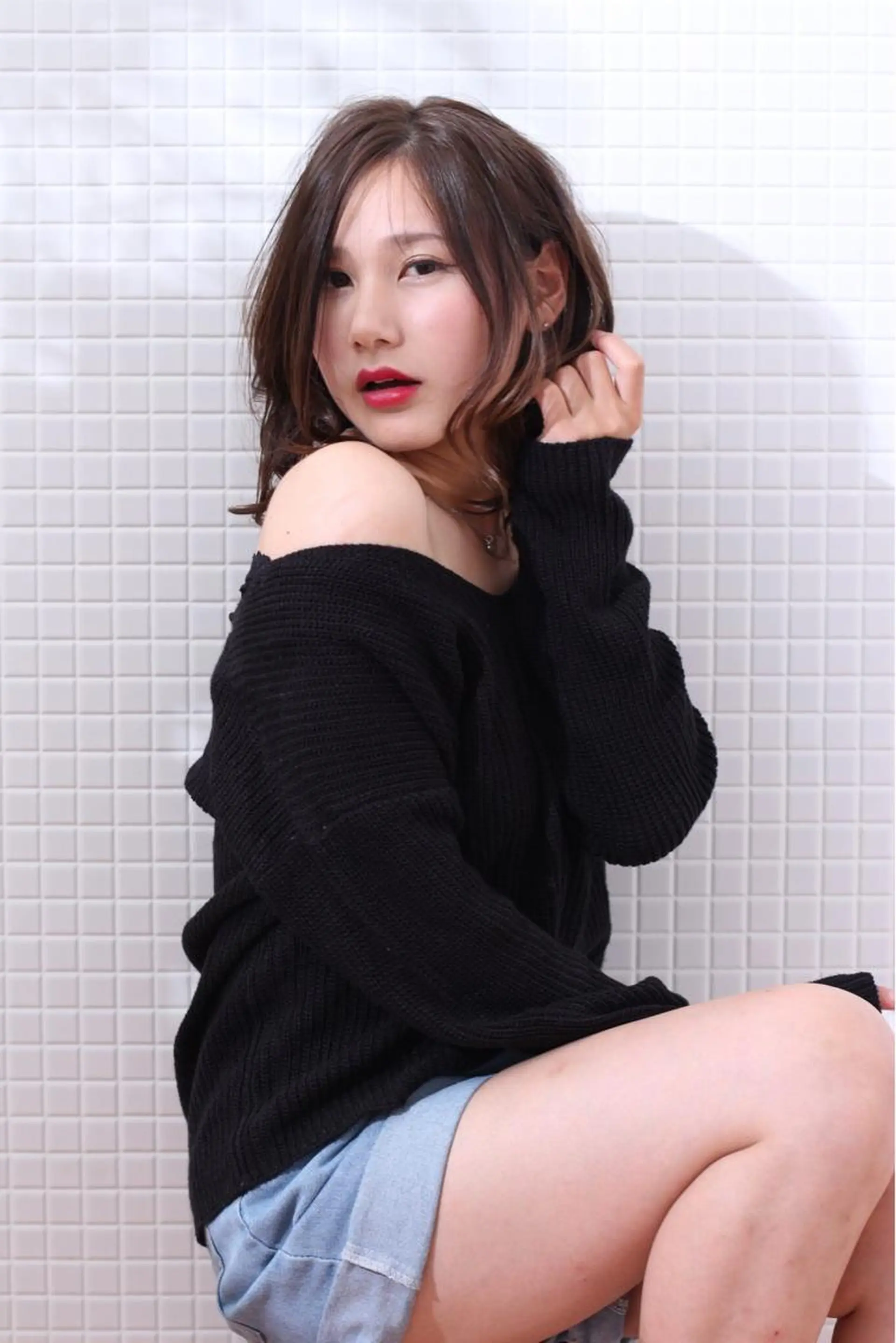 セミロング 艶髪酸性縮毛🥇 ディレクター土手内徹のヘアスタイル