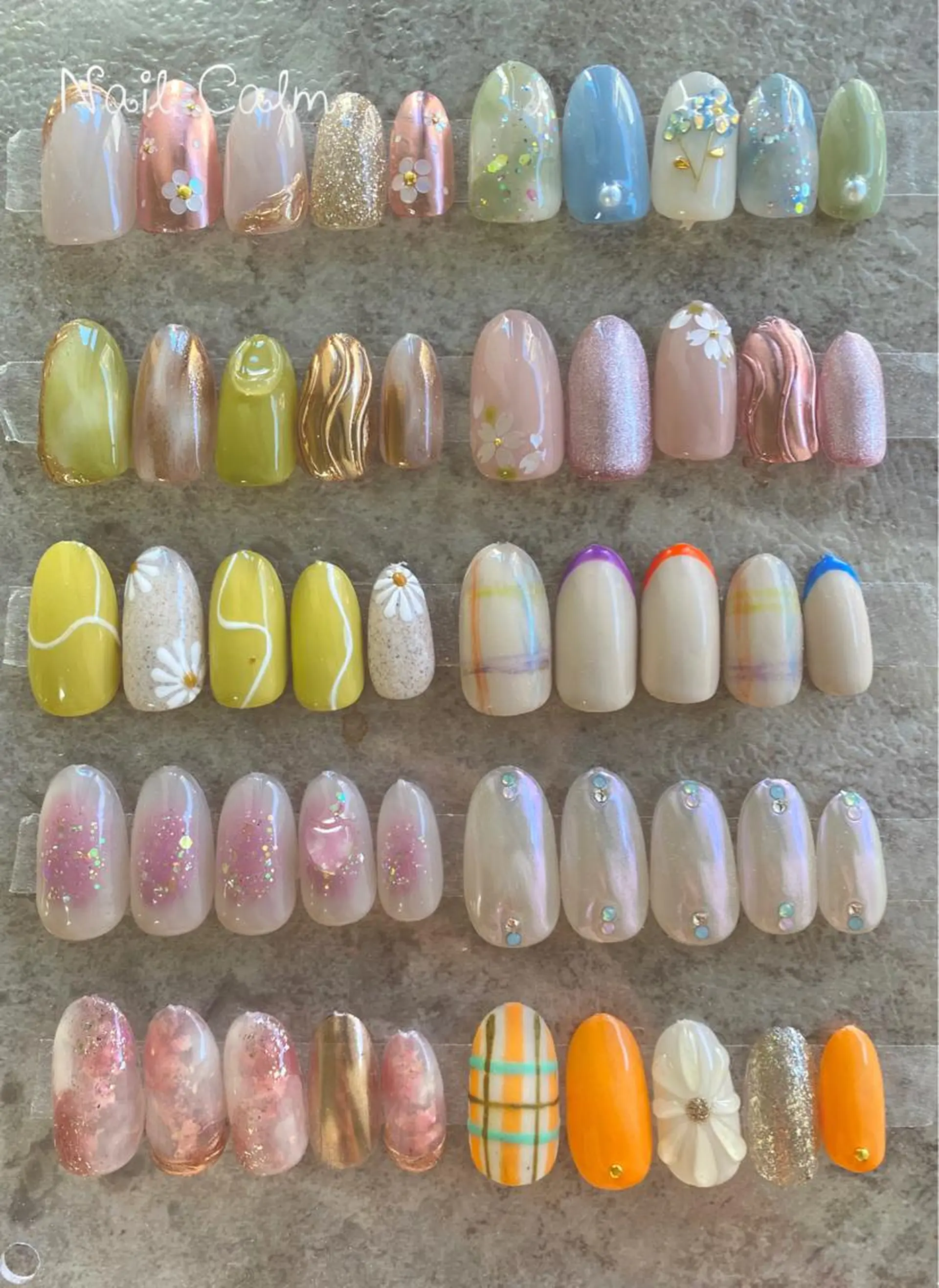 ネイル アートネイル ハンドネイル Nail Calm所属・プライベートサロン Calmのネイルデザイン