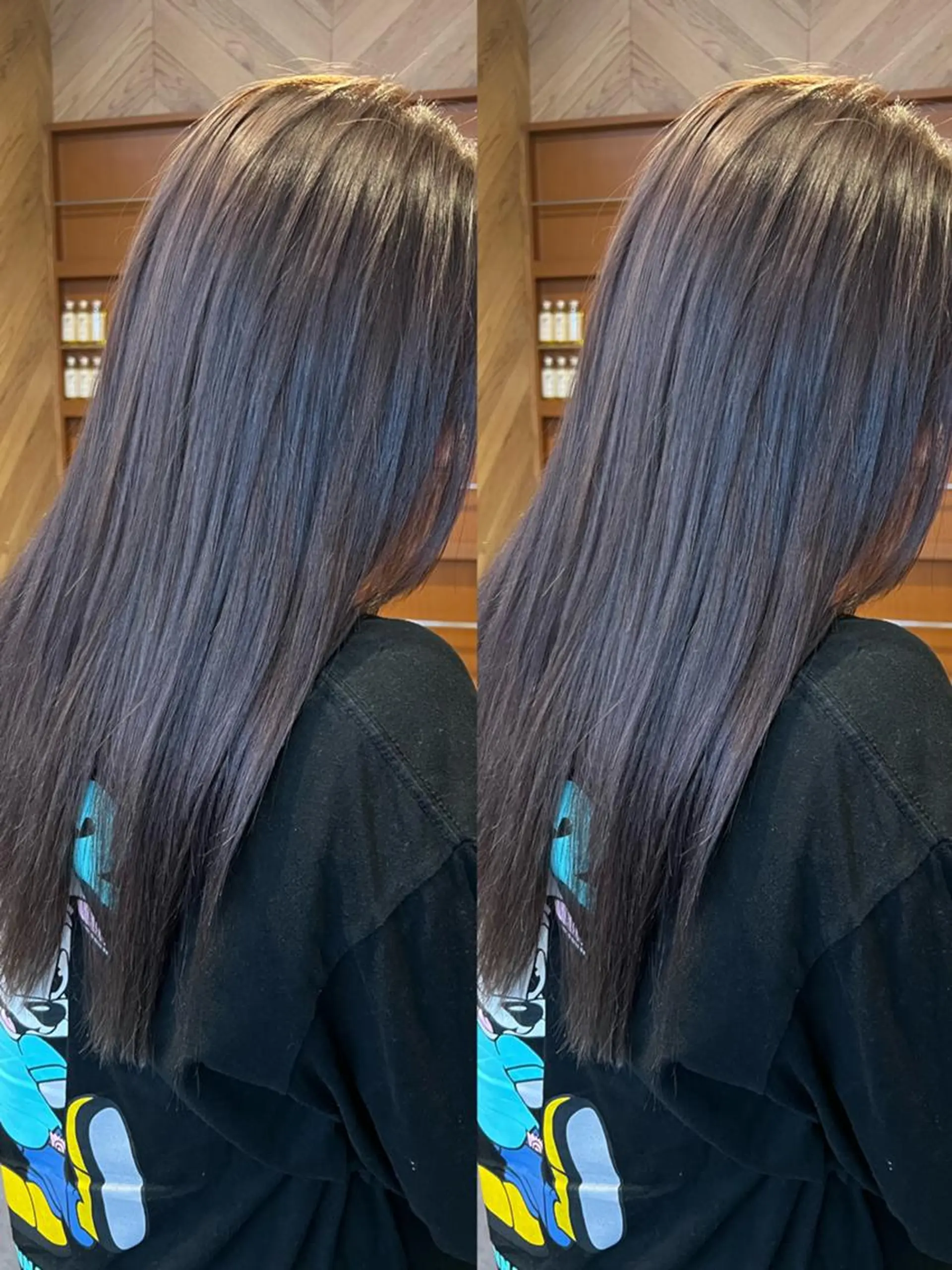 ロング カラー カット ヘアカラー トリートメント TELA HAIRのヘアスタイル