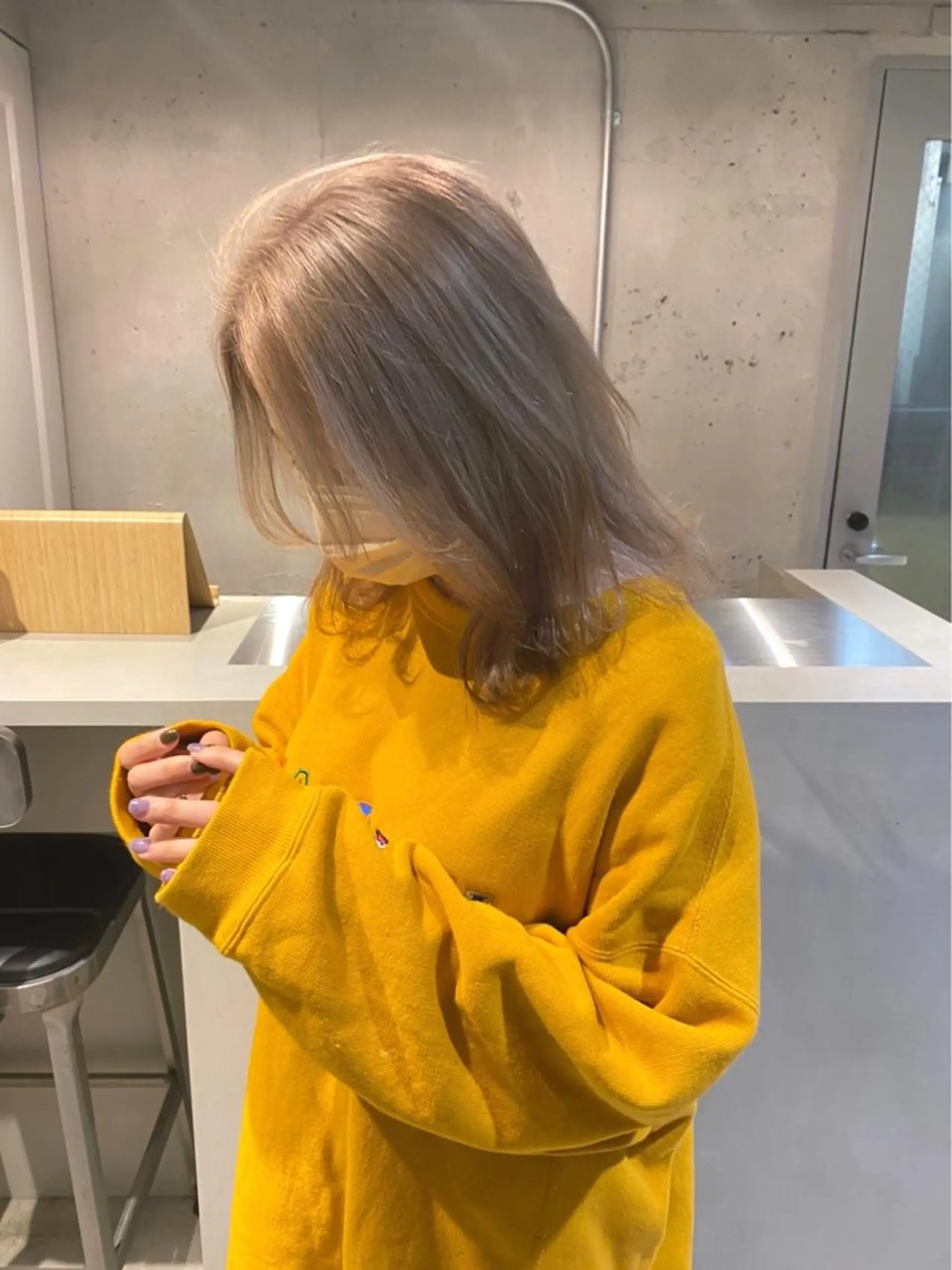 セミロング カラー 髪質改善period.所属・いしかわまい🎀 髪質改善特価サロンのヘアスタイル