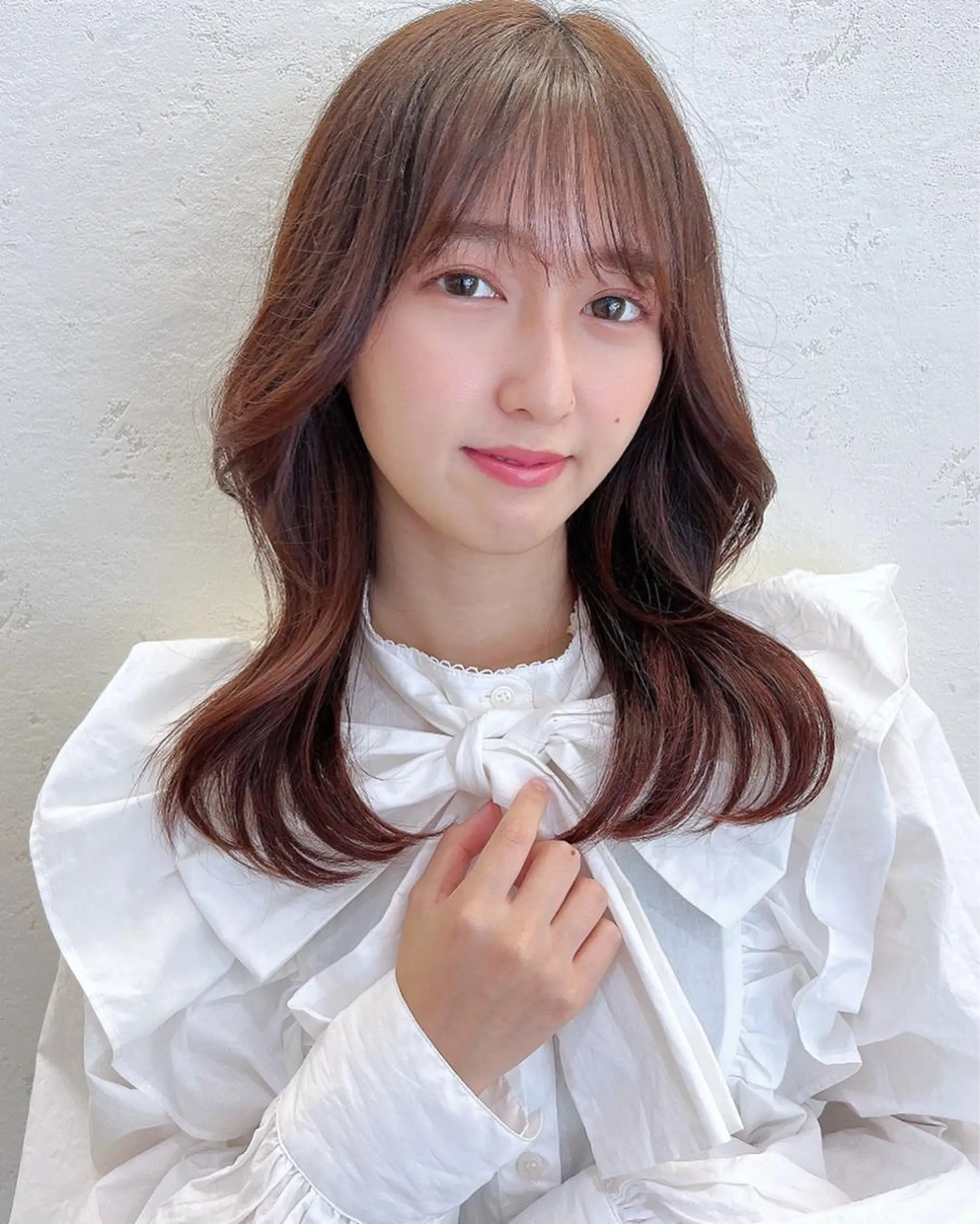 セミロング カラー 韓国ヘア×髪質改善 /yoshikaのヘアスタイル