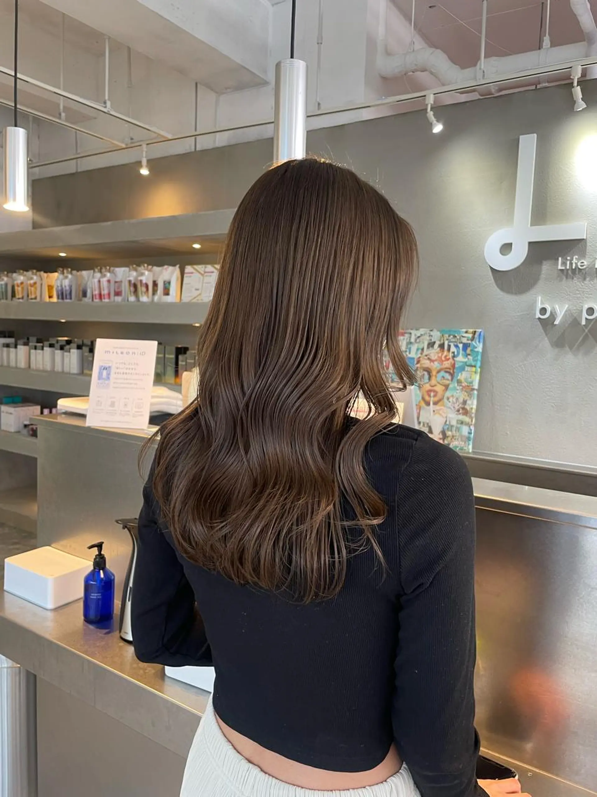 カラー ベージュカラー ハイトーンカラー🩵 指名多数💗横山聖奈のヘアスタイル