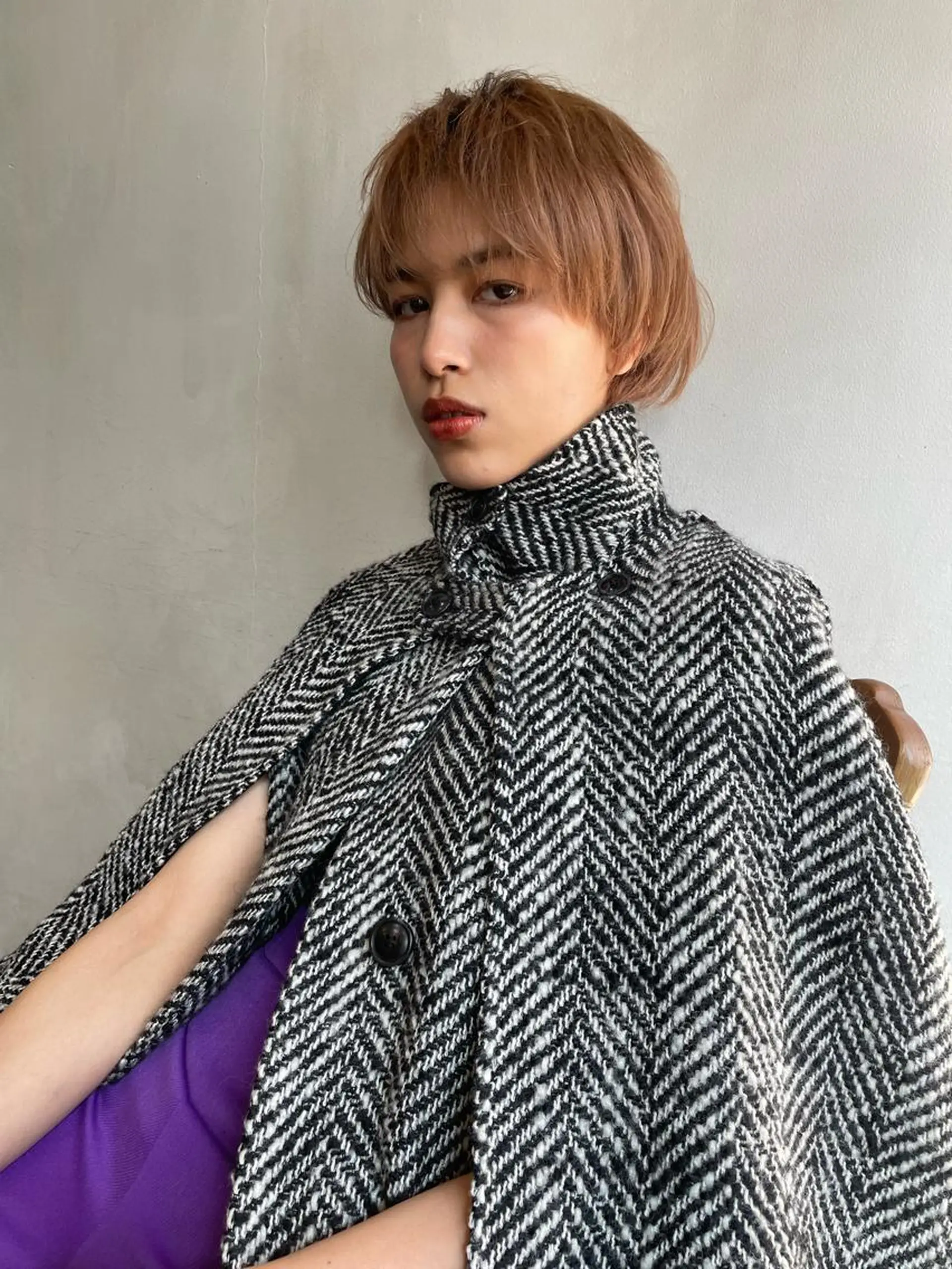 ショート カラー ショート/ボブ専門 宮脇美奈/南船場のヘアスタイル