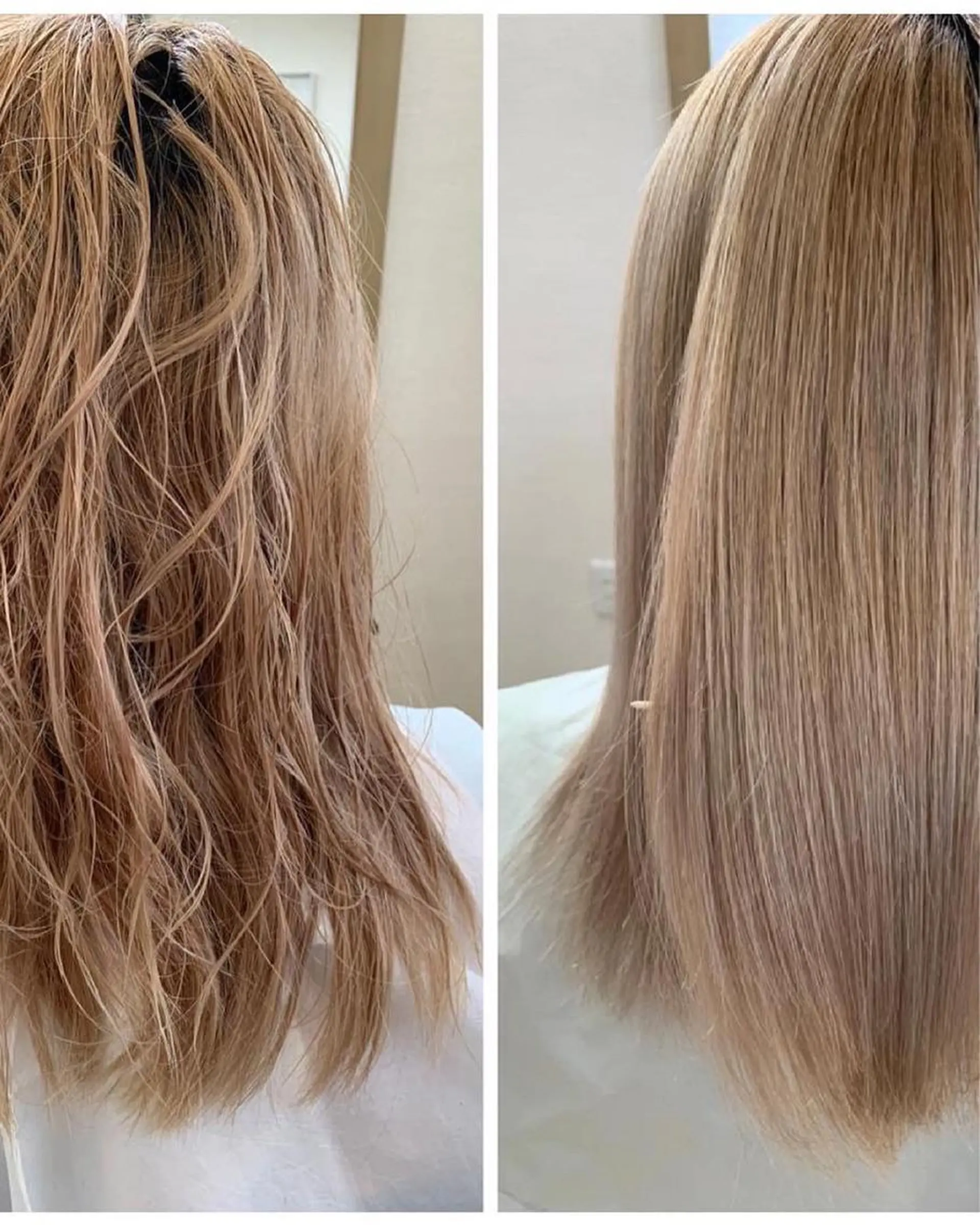 セミロング カラー パーマ radiant ラディアントのヘアスタイル